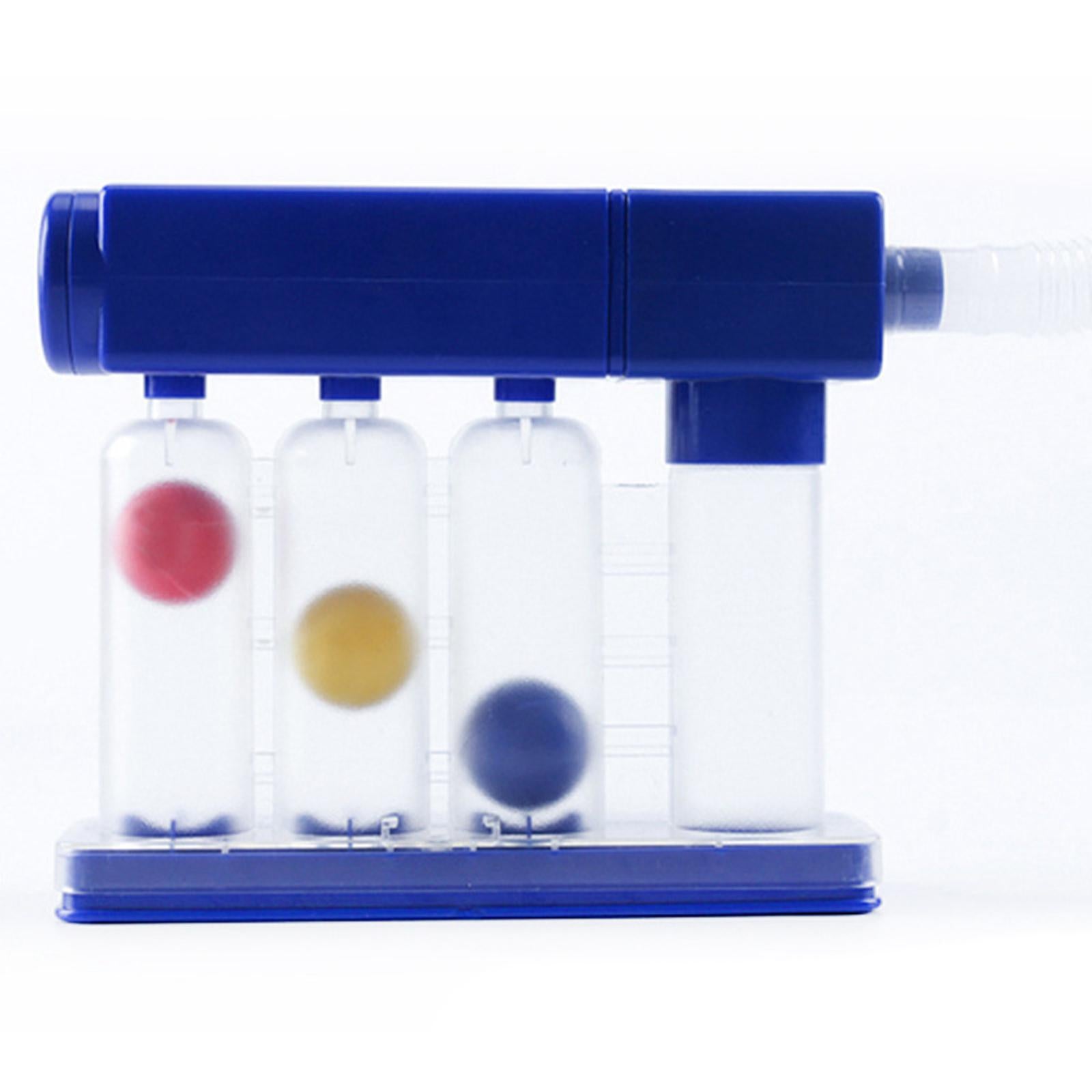 Deep Breathing Lung Exerciser Lung Recovery Breathtrainer Washable Hygienic 3 Ball Device