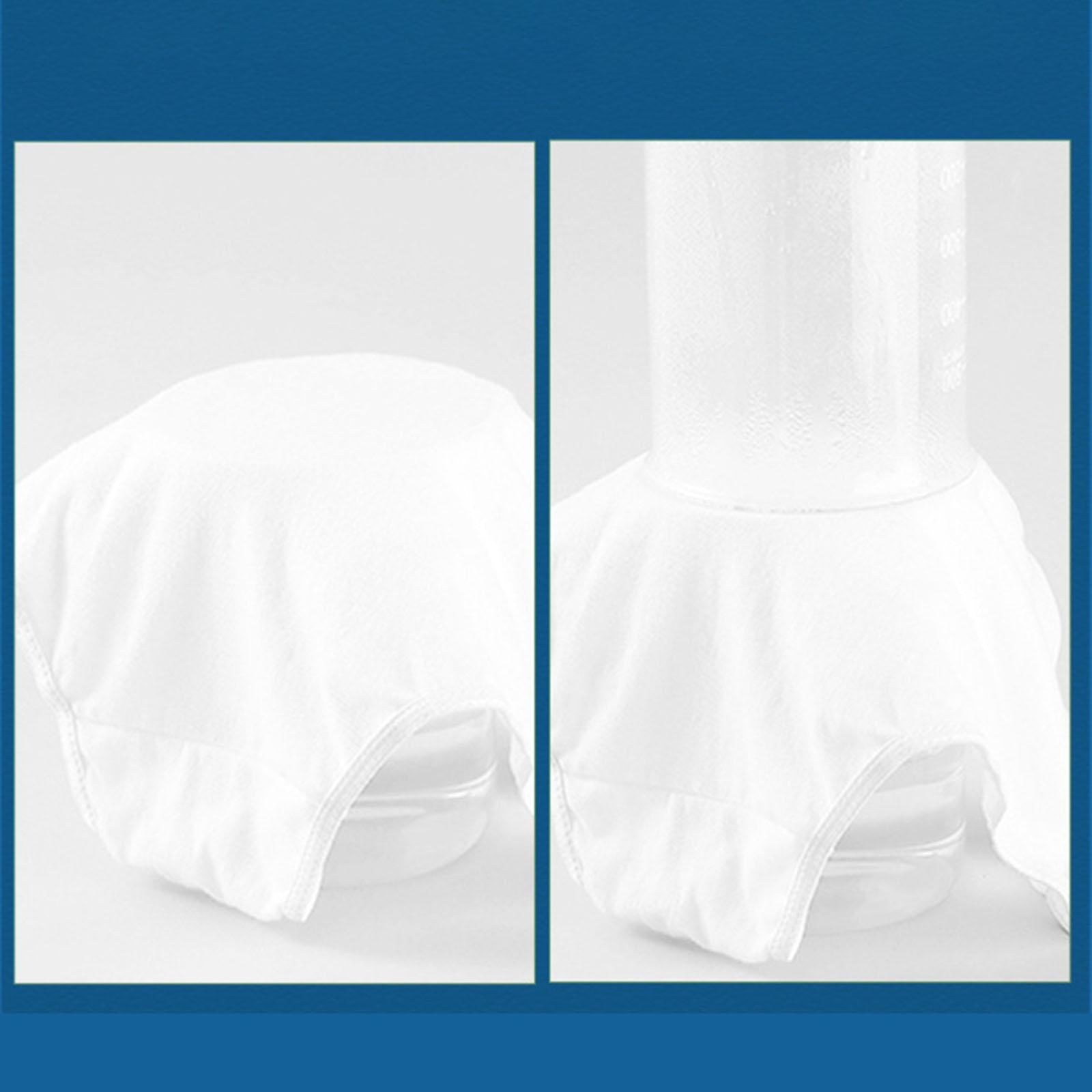 5 Pieces Adults Disposable Briefs Underpants Pure Cotton Panties Man 3XL