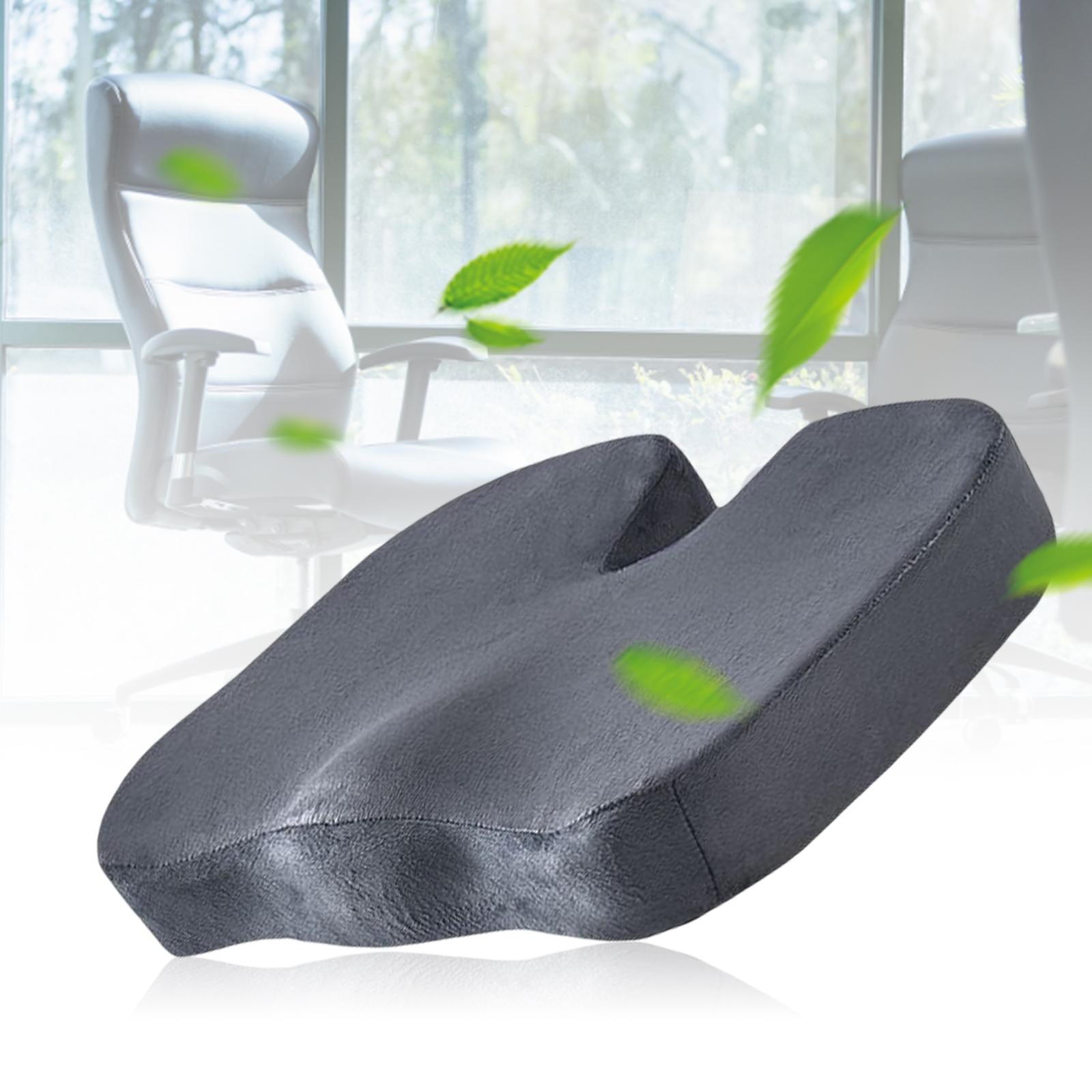 Memory Foam Seat Cushion Chair Cushion for Desk Office Seat Grey
