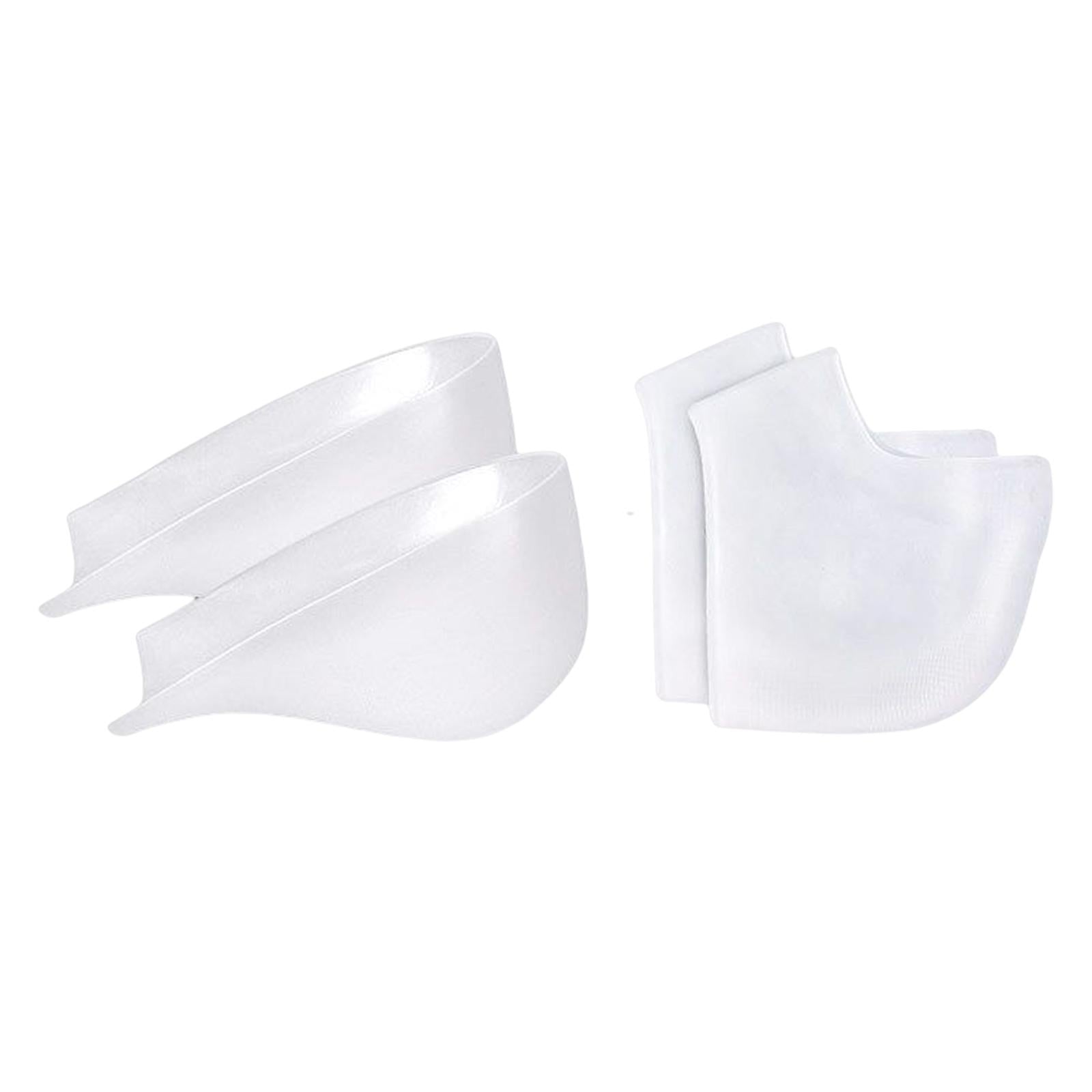 Soft Height Increase Insoles Inserts Heel Cups 1 Pair Silicone for Women Men 2.5cm