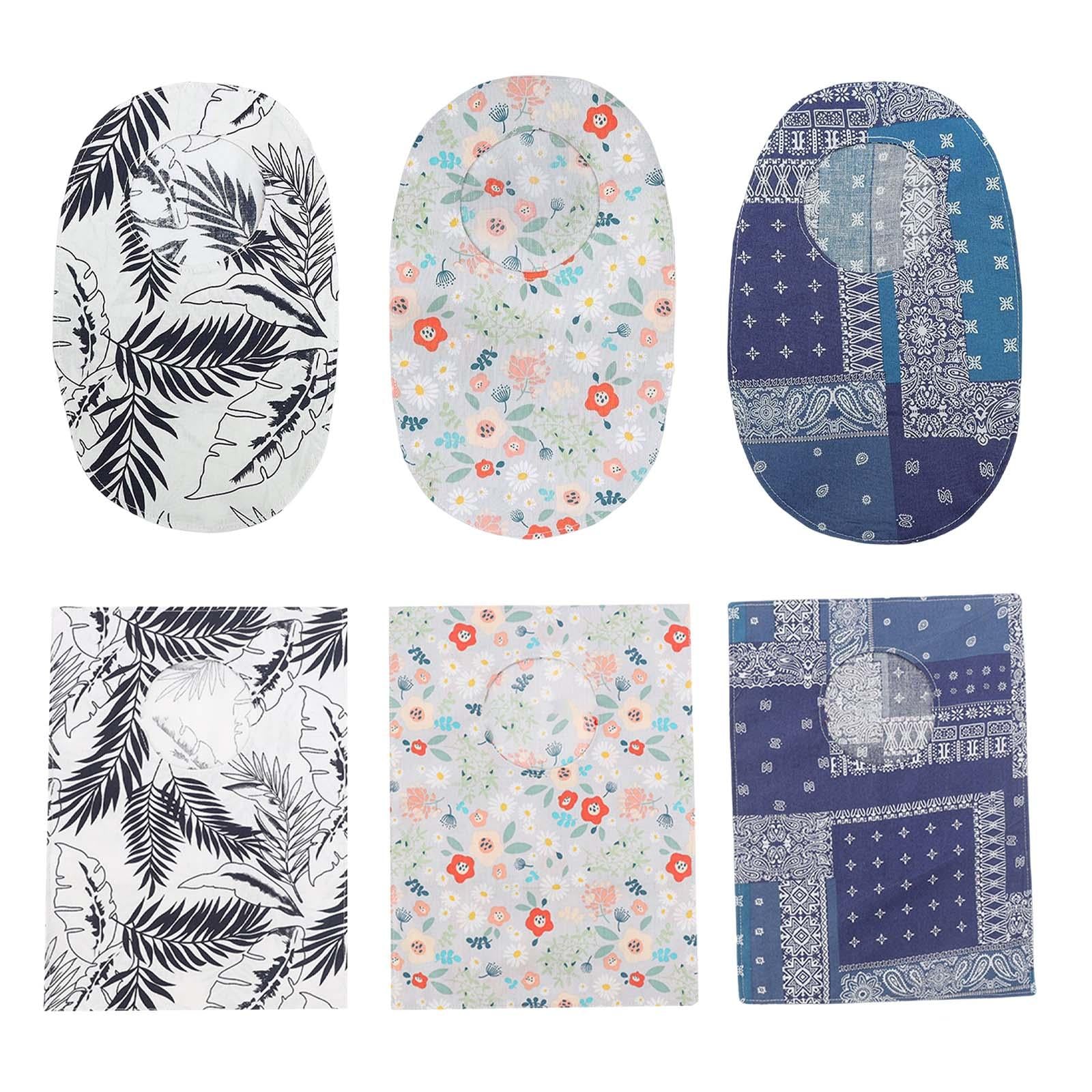 Protective Cover Pouch Bag System Colostomy Bags for Colostomy Urostomy leaves round