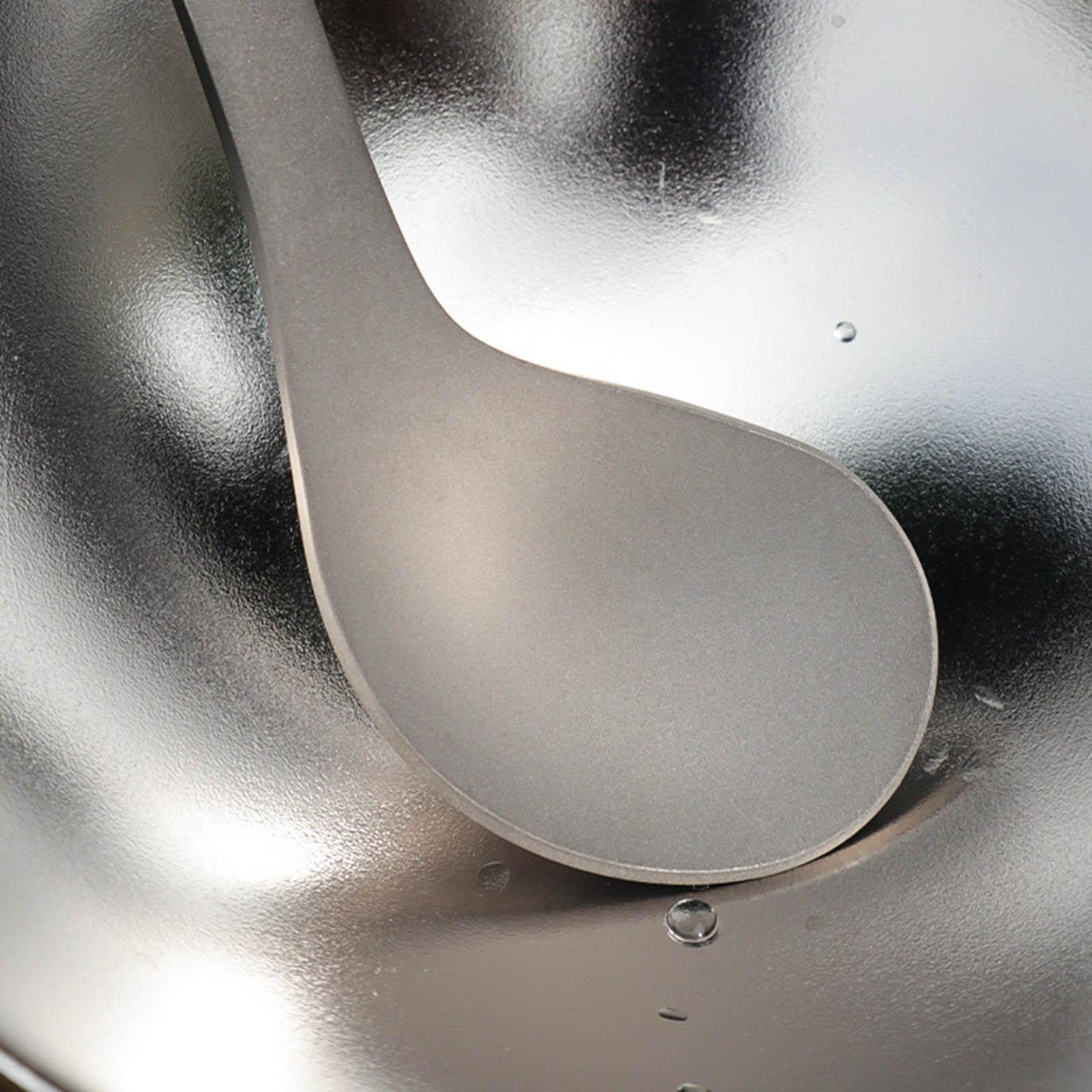 Titanium Soup Spoon Tableware Meal Rice Ladle Reusable for Travel Household