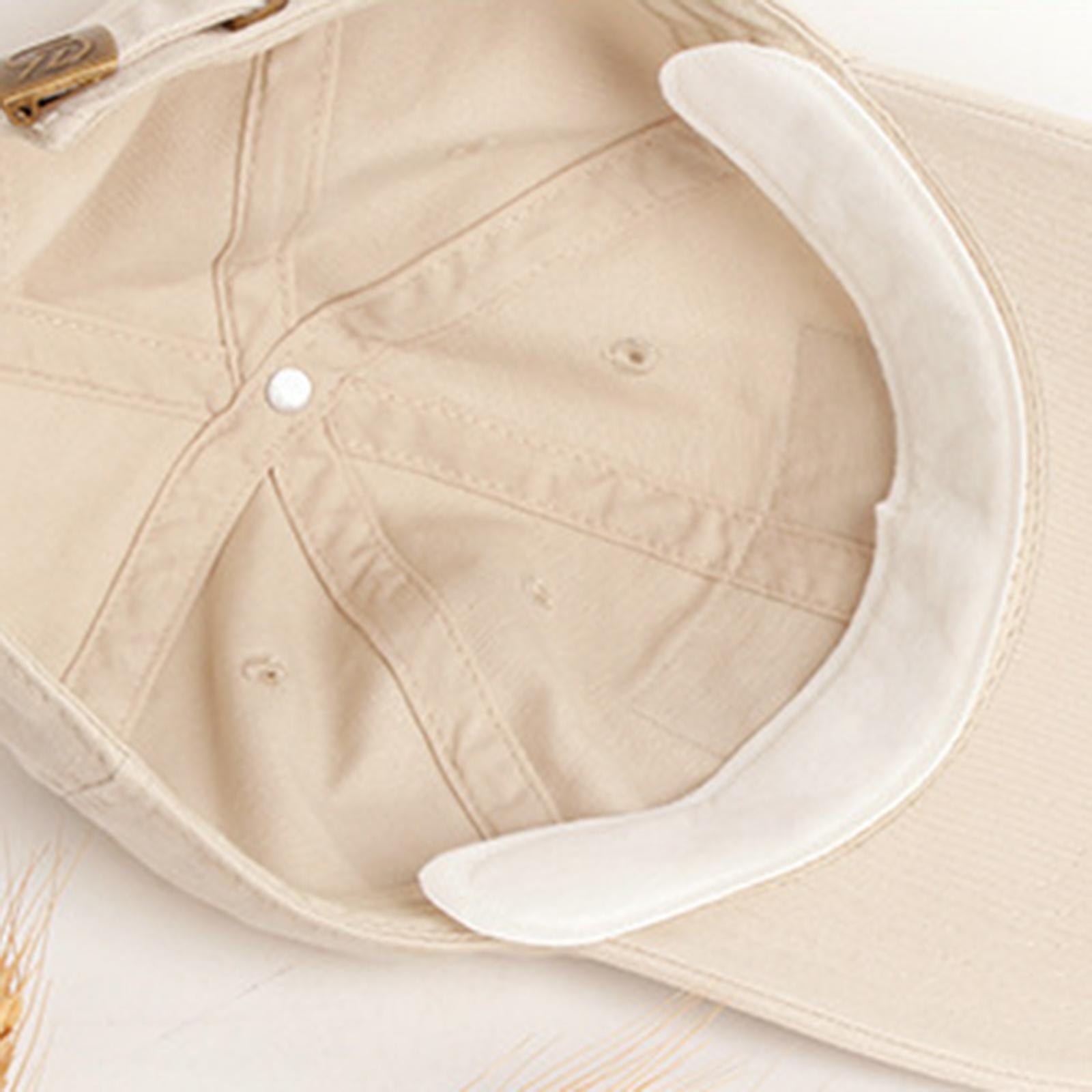 10Pcs Hat Sweat Liner Disposable for Women Men Moisture Absorbing White