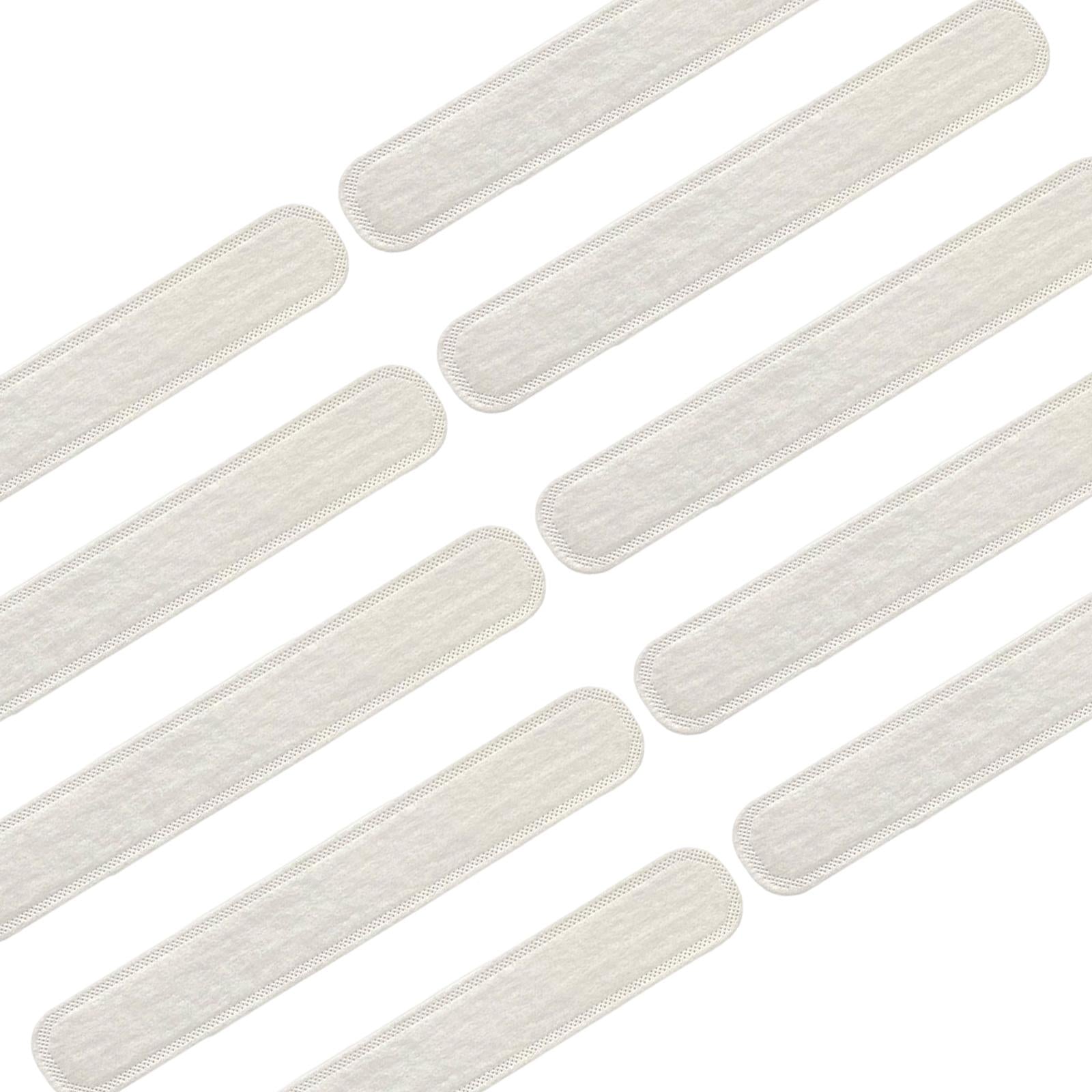 10Pcs Hat Sweat Liner Disposable for Women Men Moisture Absorbing White