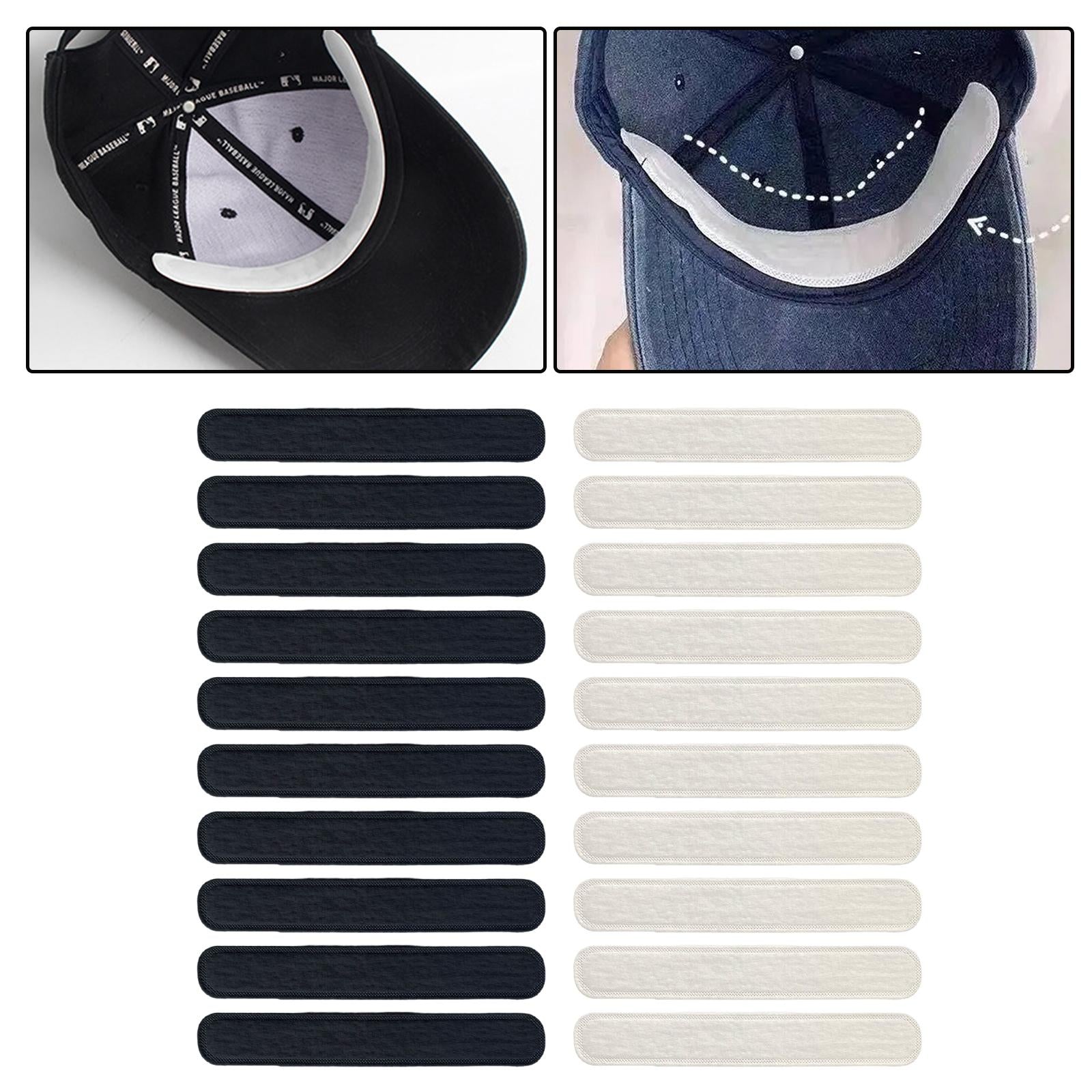 10Pcs Hat Sweat Liner Disposable for Women Men Moisture Absorbing White