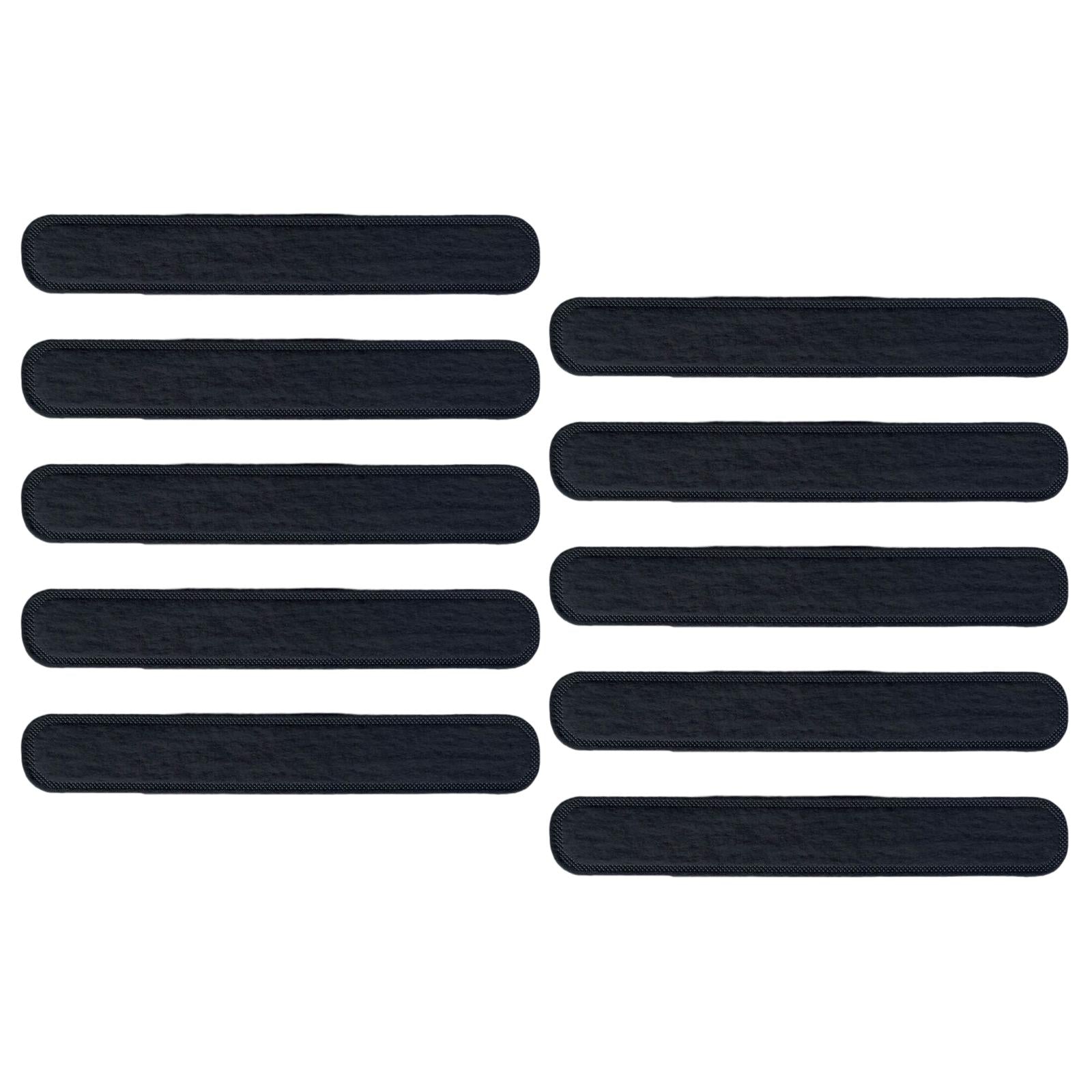 10Pcs Hat Sweat Liner Disposable for Women Men Moisture Absorbing Black