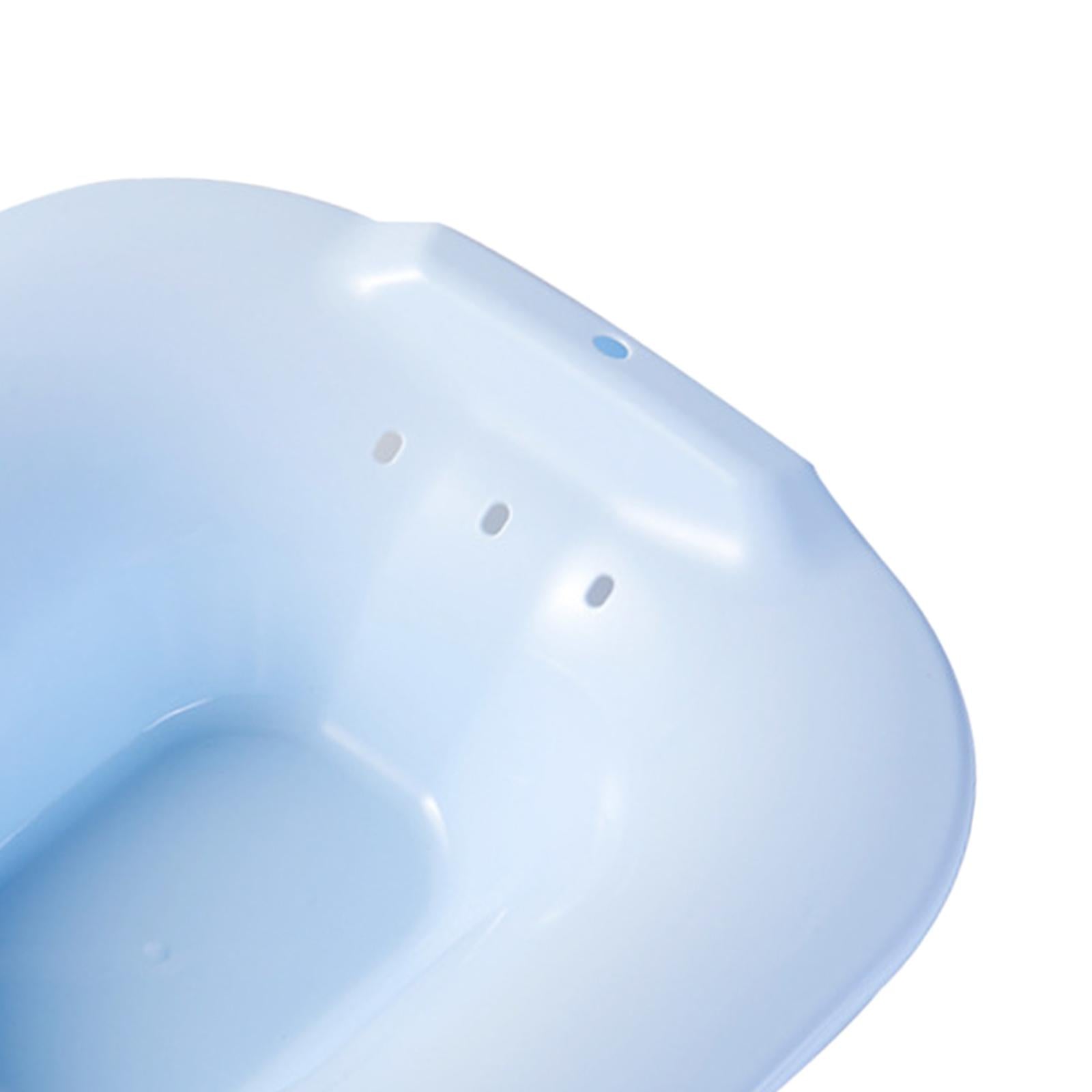 Sitz Bath Over The Toilet Squat Free Toilet Seat for Pregnant Women Blue