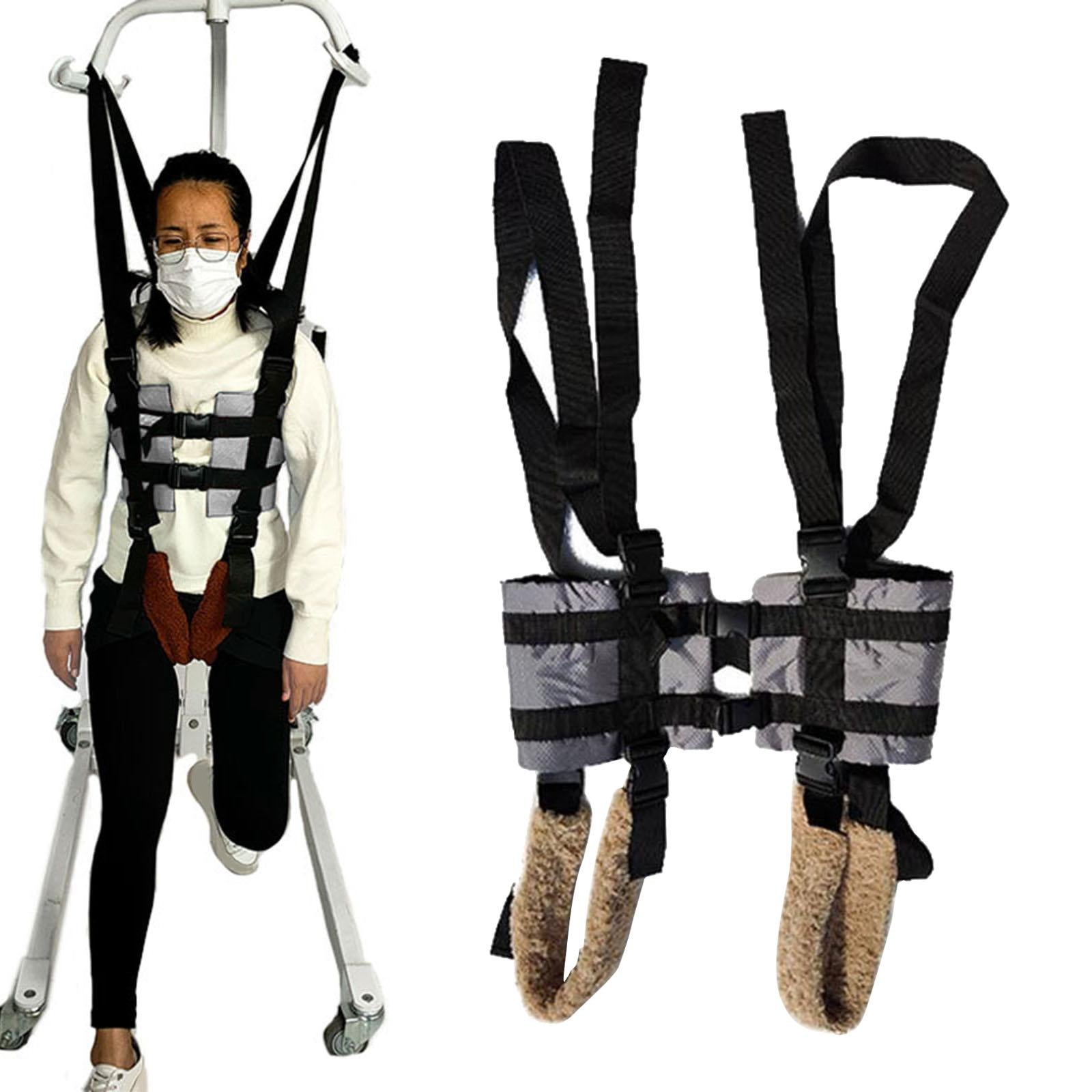 Gait Transfer Waist Belt Auxiliary Shift Standing for Patients Seniors Gray Bearing 150kg