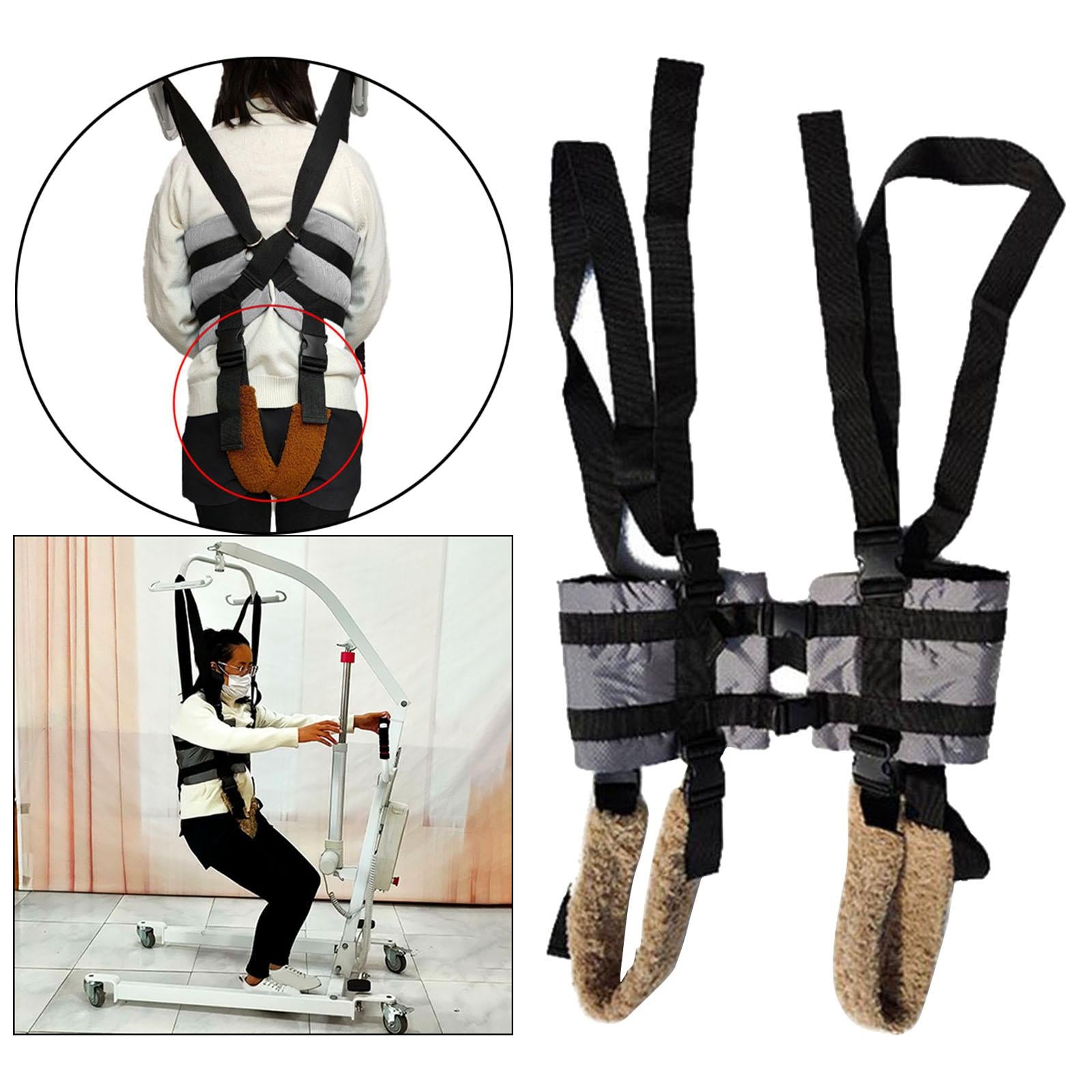Gait Transfer Waist Belt Auxiliary Shift Standing for Patients Seniors Gray Bearing 150kg
