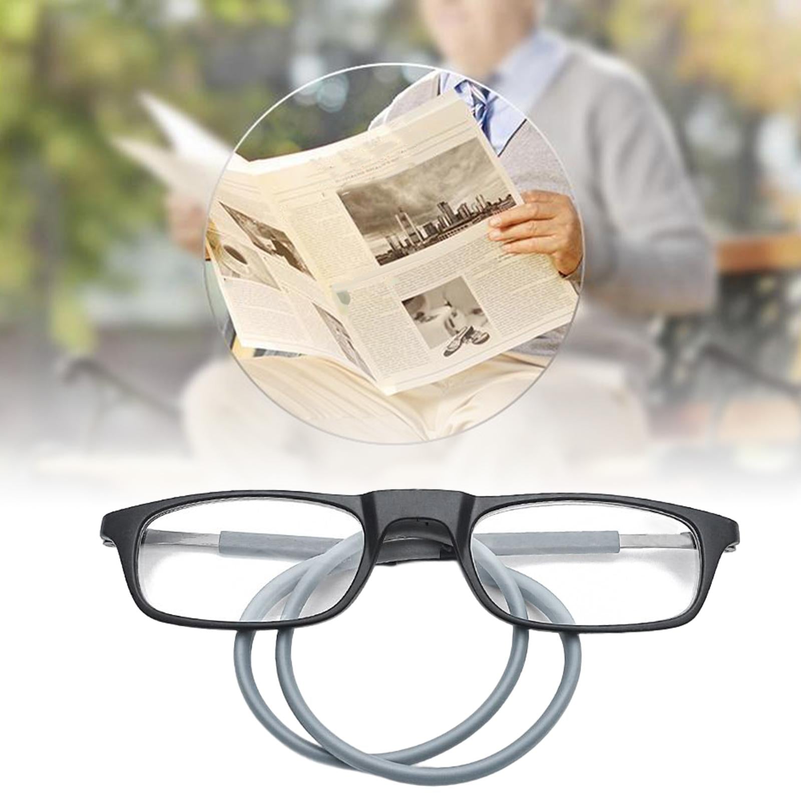 Magnetic Reading Glasses Unisex Spectacle Glasses for Computer Readers 100 Degree