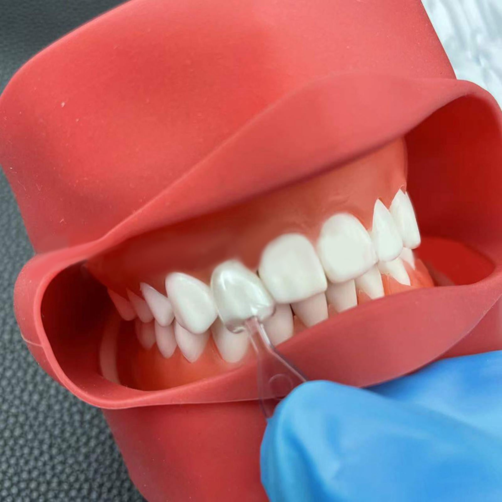30 Pieces Dental Veneers Fast Quick Food Grade Plastic Teeth Whitening Tool