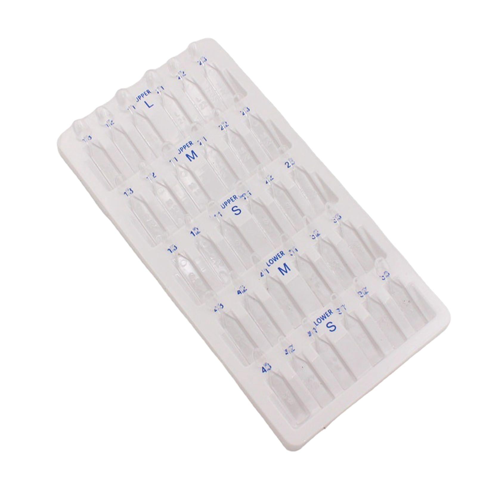 30 Pieces Dental Veneers Fast Quick Food Grade Plastic Teeth Whitening Tool