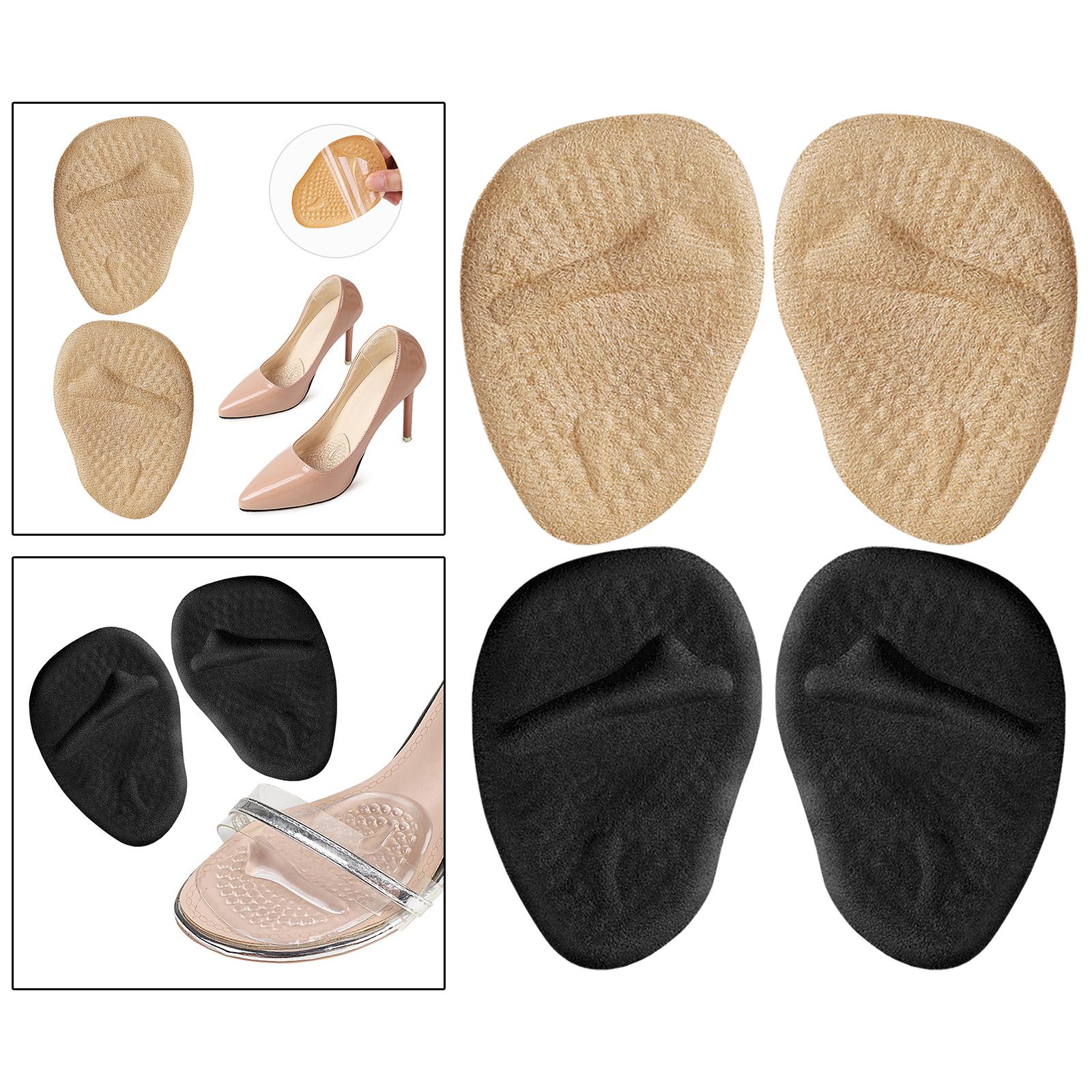 2x Metatarsal Pads Absorb Sweat Suit for All Shoes Comfortable Light Yellow