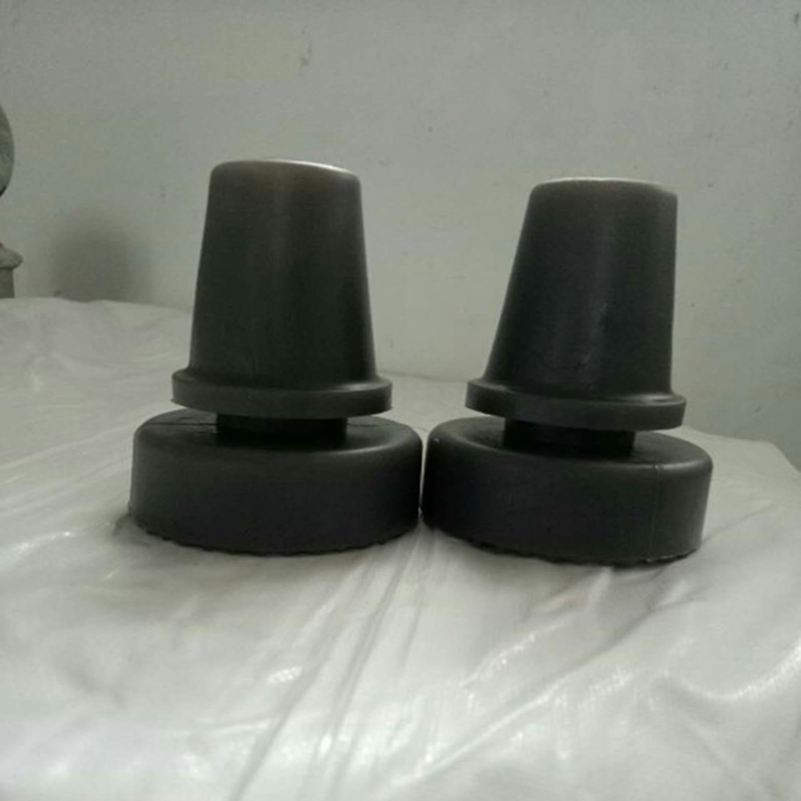 Cane Tip Cover 3/4 in AntiSlip Spare Parts Bottom Pads for Forearm Crutches