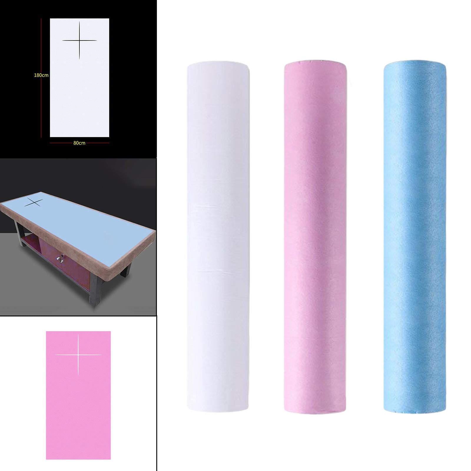 45Pcs/Roll Disposable Bed Sheet 80Cmx180cm for Beauty Salon SPA Stretcher White