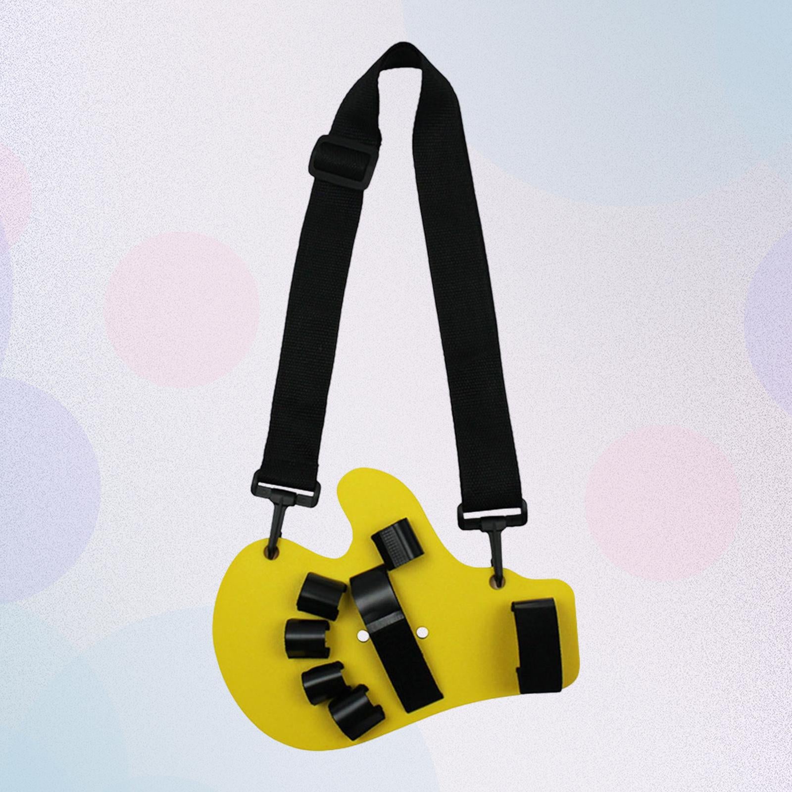 Finger Orthotics Fingerboard Training Rehabilitation Device Yellow