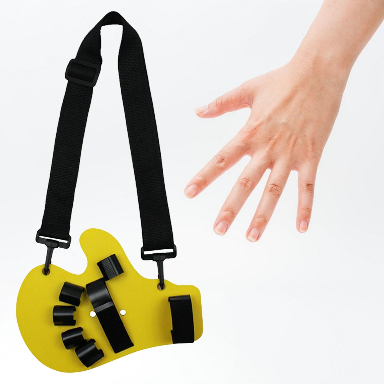 Finger Orthotics Fingerboard Training Rehabilitation Device Yellow