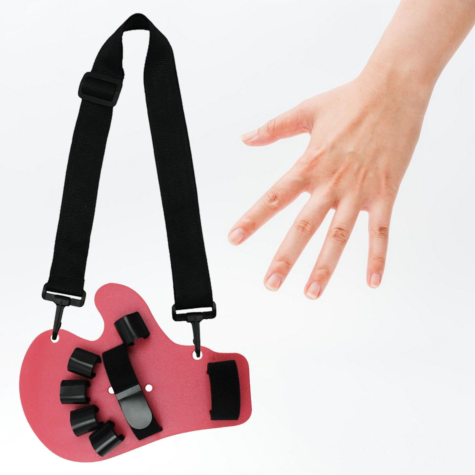 Finger Orthotics Fingerboard Training Rehabilitation Device Pink