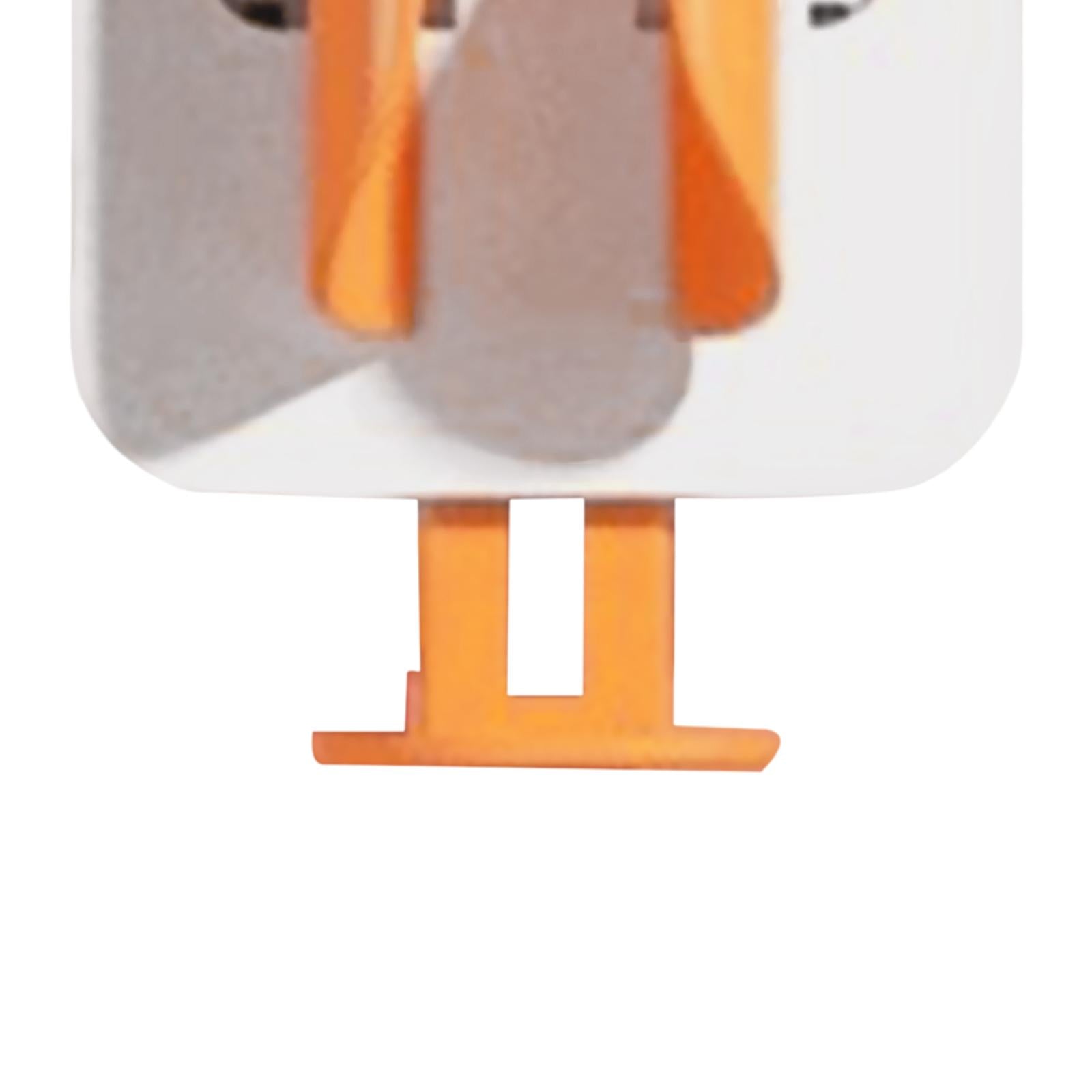 Electric Toothbrush Holder Self Adhesive Gravity Sensor White Orange