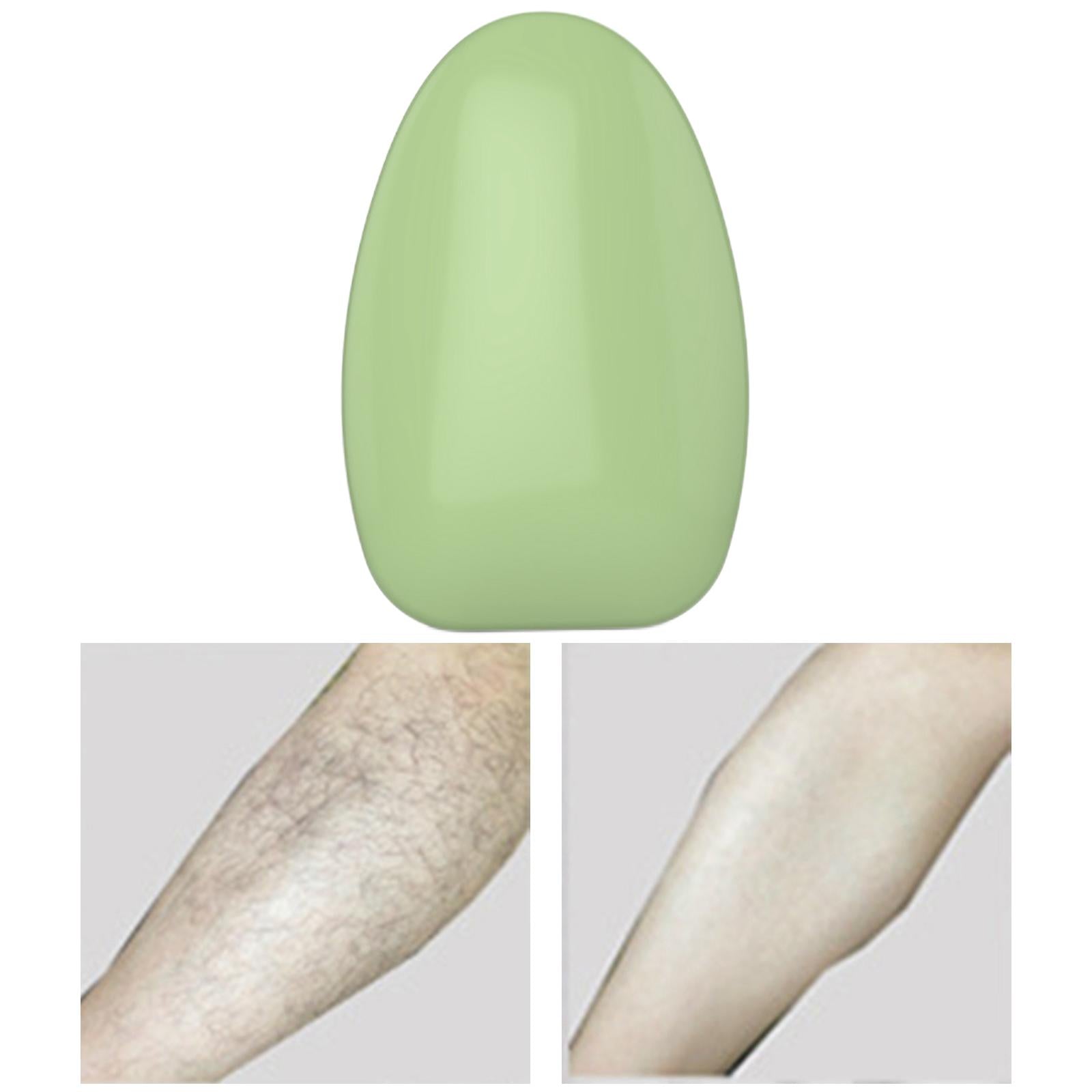 Crystal Physical Hair Removal Epilator Painless Efficient Household Portable Green