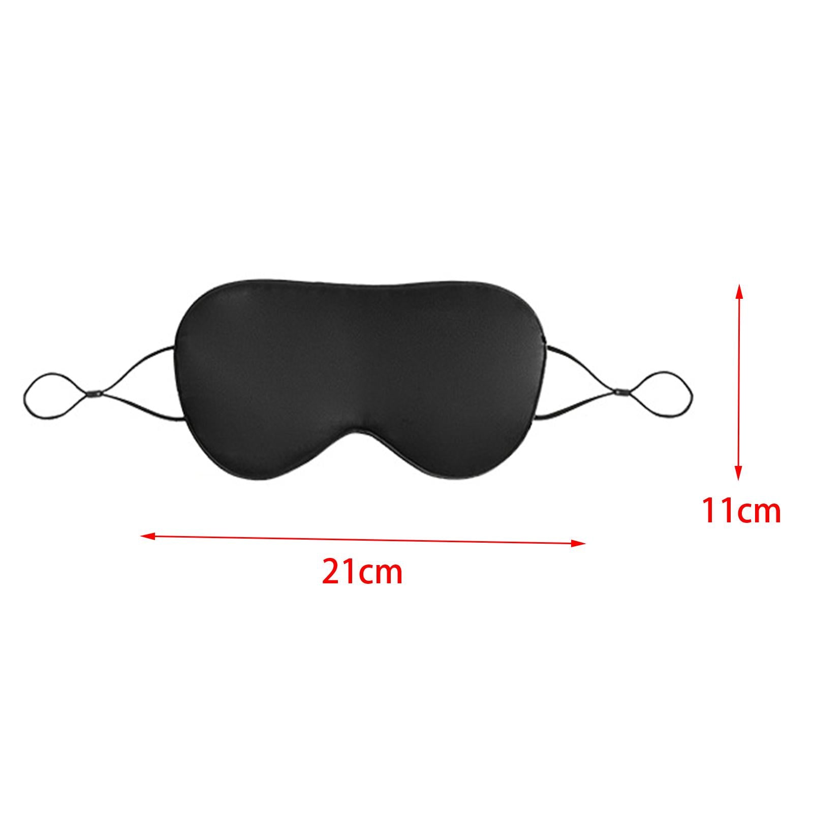 Sleeping Eye Mask Lightweight Sleeping Mask Portable for Travel Sleep Nap Black