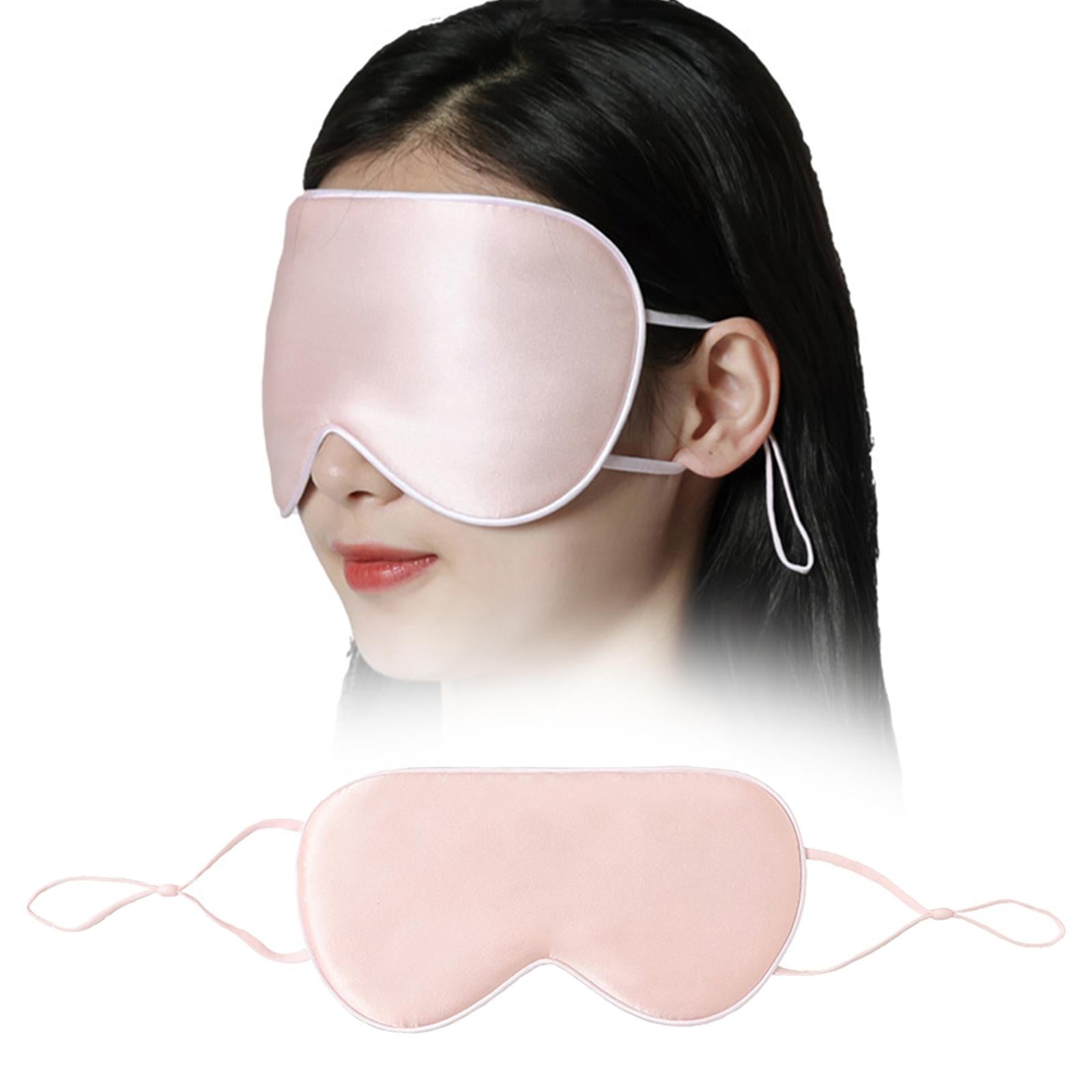 Sleeping Eye Mask Lightweight Sleeping Mask Portable for Travel Sleep Nap Pink