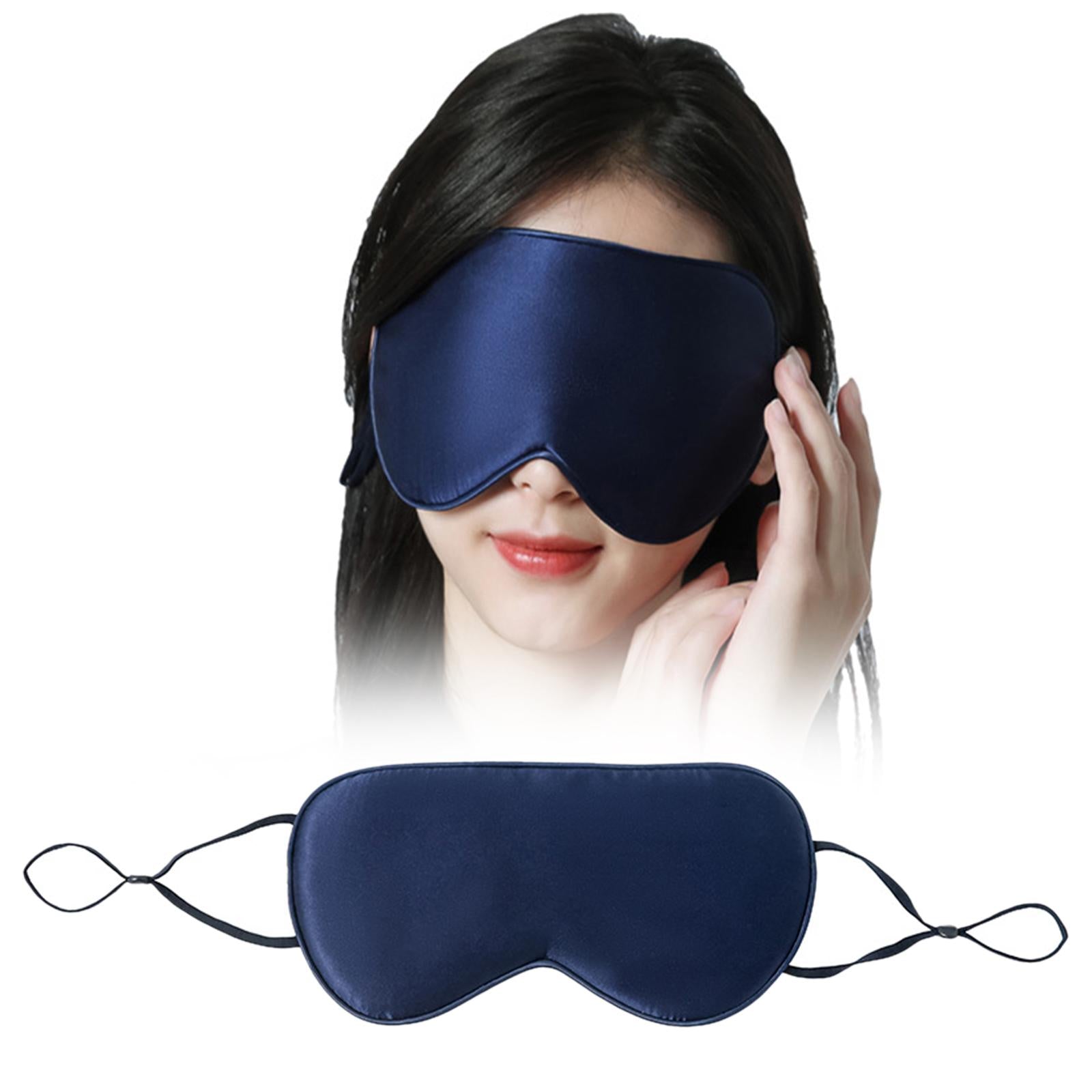 Sleeping Eye Mask Lightweight Sleeping Mask Portable for Travel Sleep Nap Dark Blue