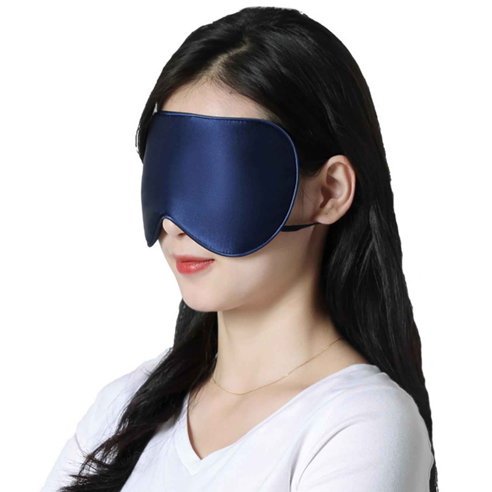 Sleeping Eye Mask Lightweight Sleeping Mask Portable for Travel Sleep Nap Dark Blue