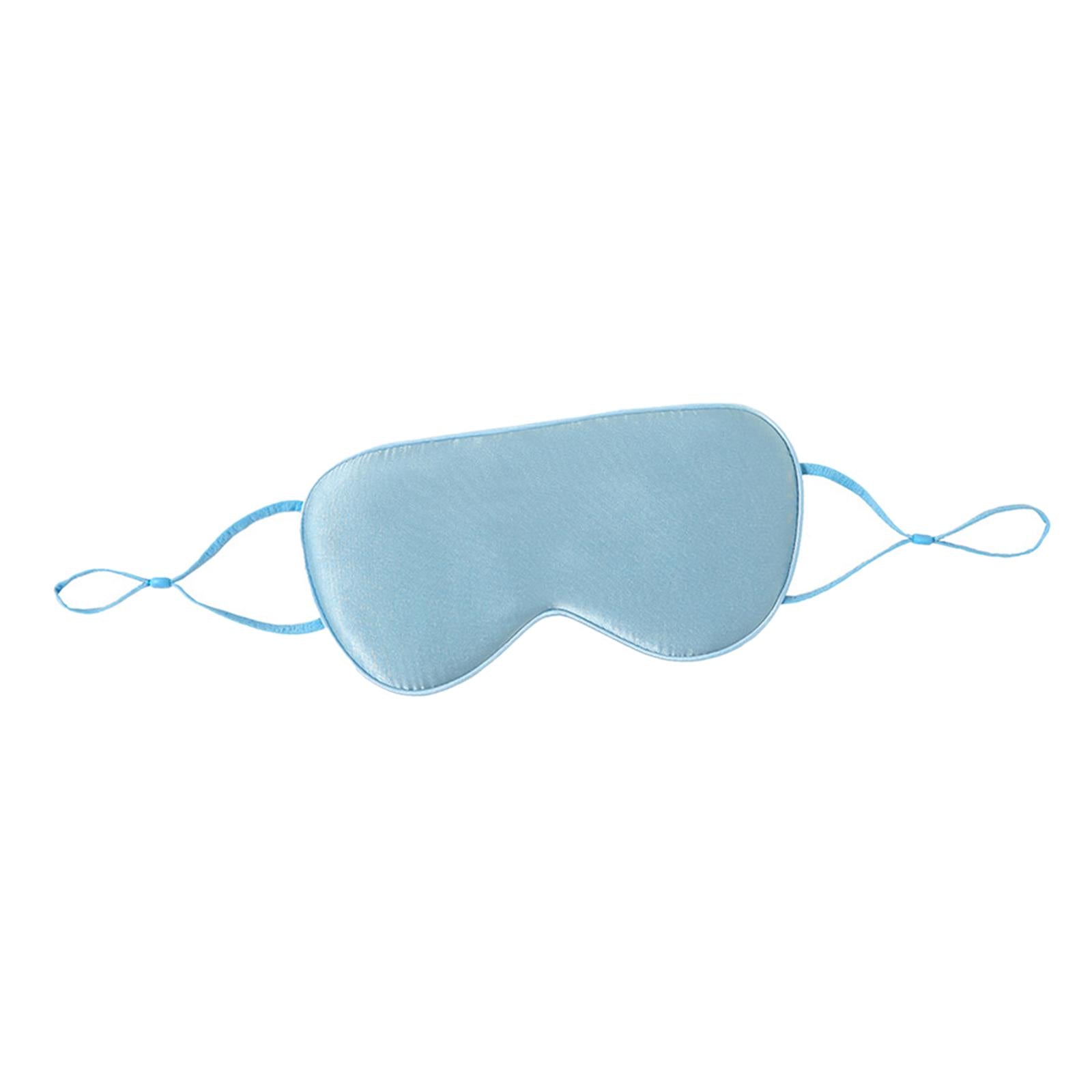 Sleeping Eye Mask Lightweight Sleeping Mask Portable for Travel Sleep Nap Light Blue