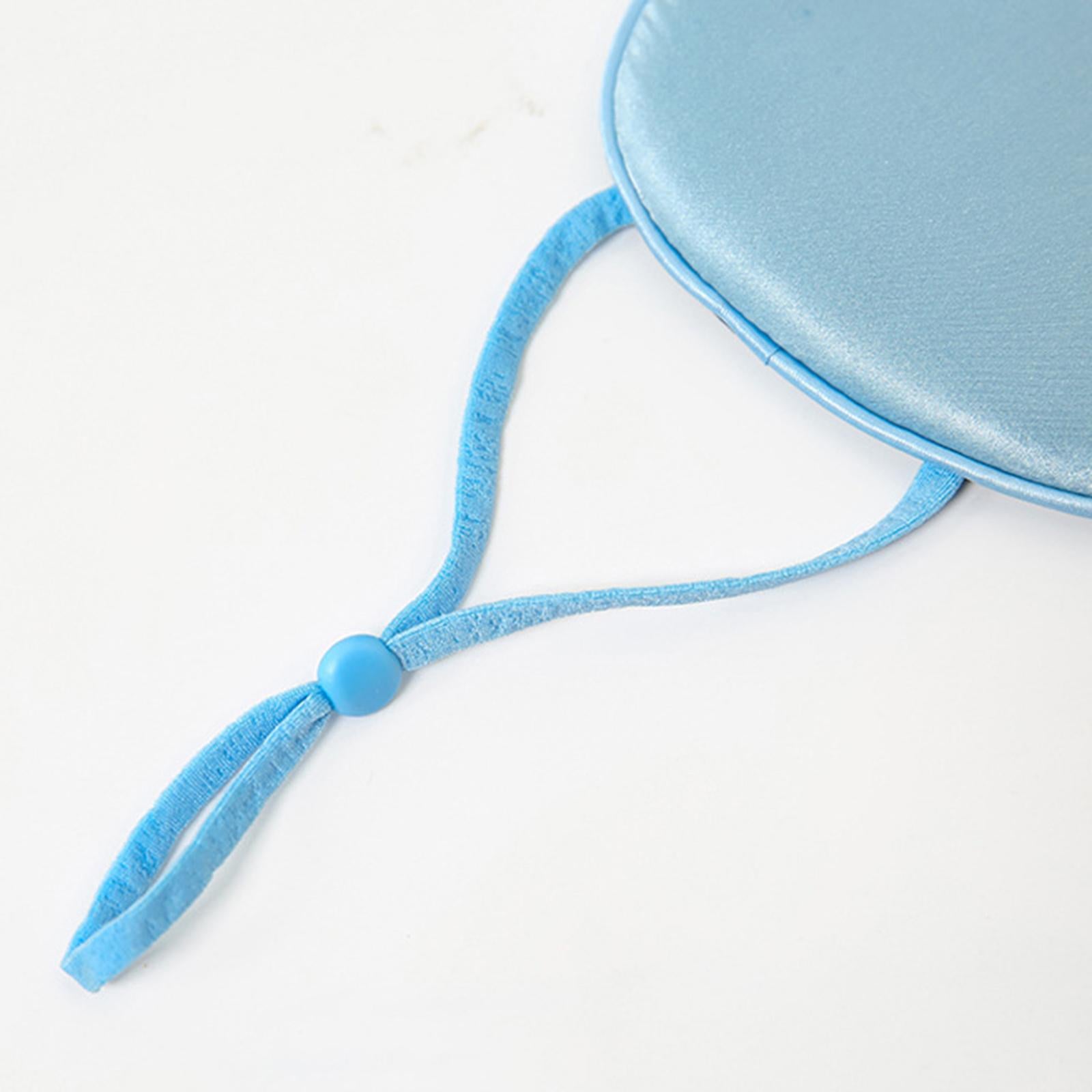 Sleeping Eye Mask Lightweight Sleeping Mask Portable for Travel Sleep Nap Light Blue