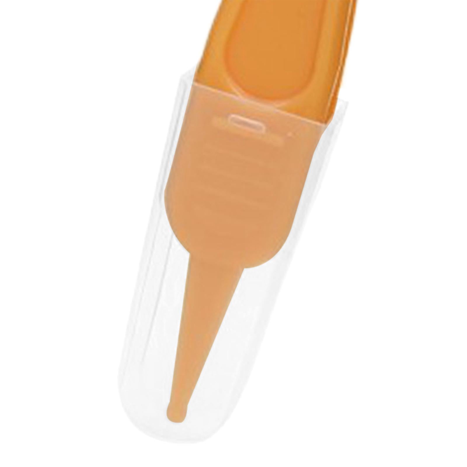 Baby Nose Tweezers Infant Ear Nose Navel Cleaning Tweezers Forceps Yellow