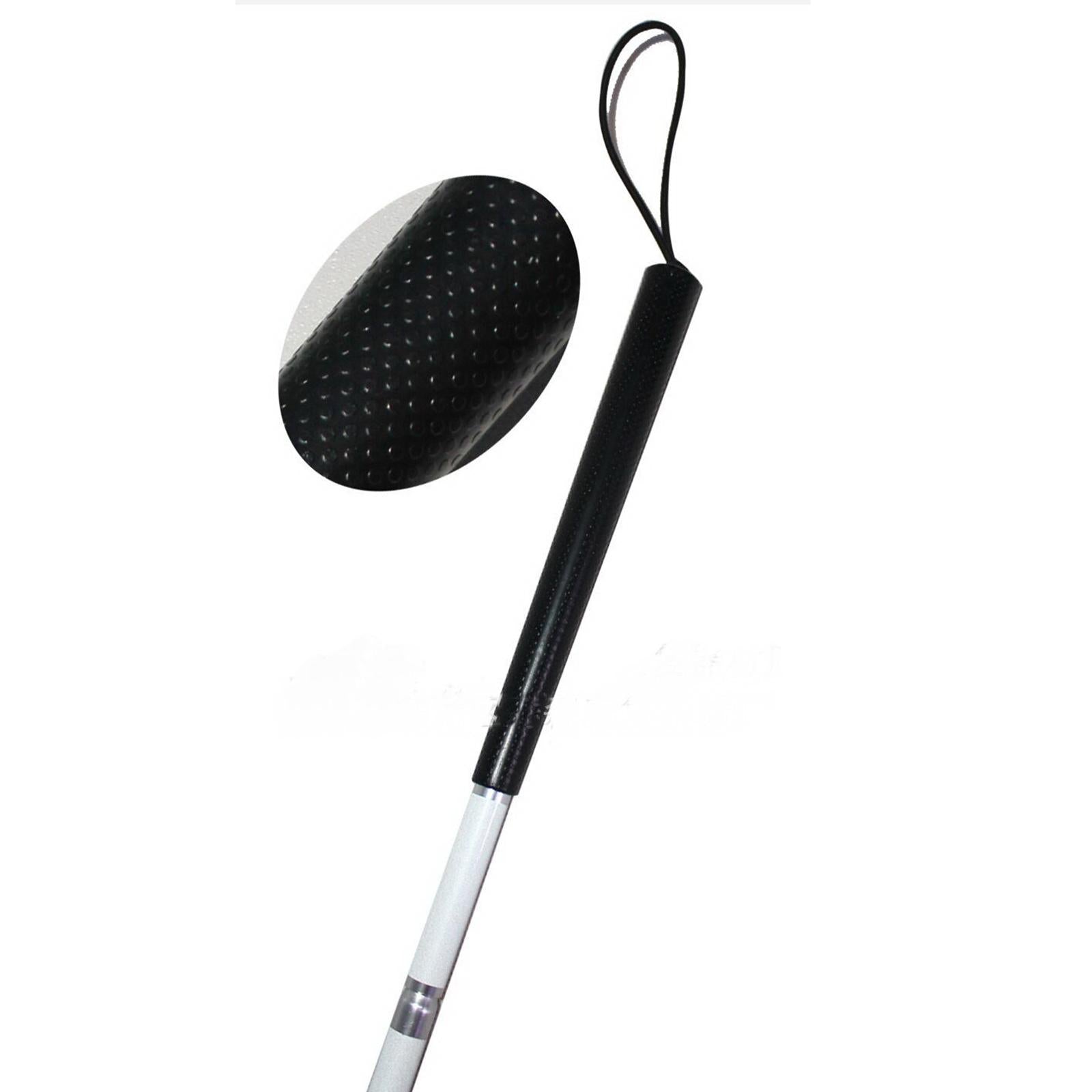 Foldable Blind Walking Stick 5 Sections Adjustable Crutch Cane Blind Stick Without Light