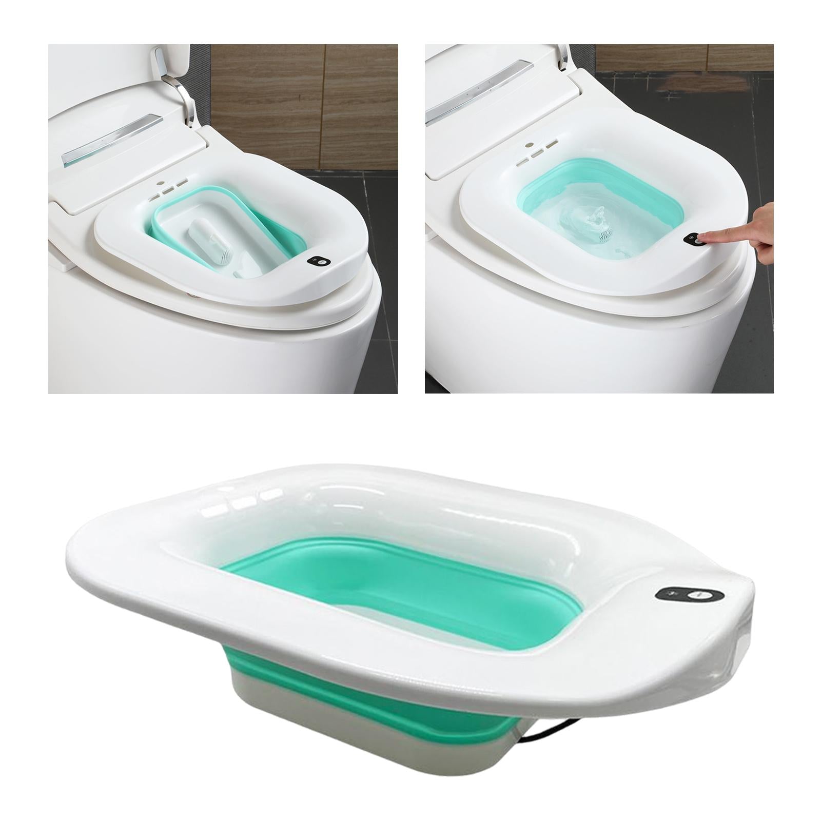Electric Sitz Bath for Toilet Bidet Folding for Postpartum for Most Toilets