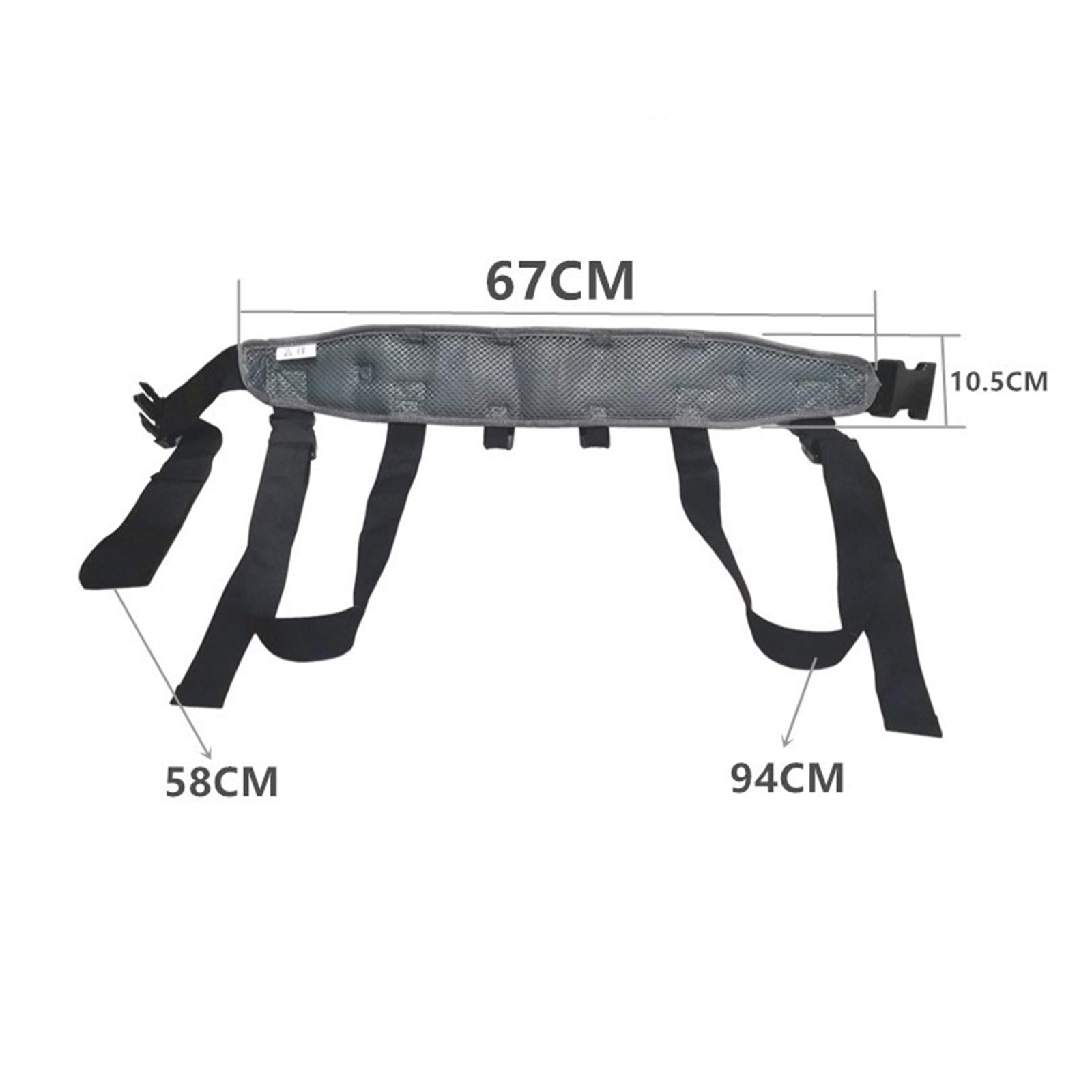 Gait Belt Transfer Belt 5cm Wide Webbing for Disabled Adult Walk Gait Aid