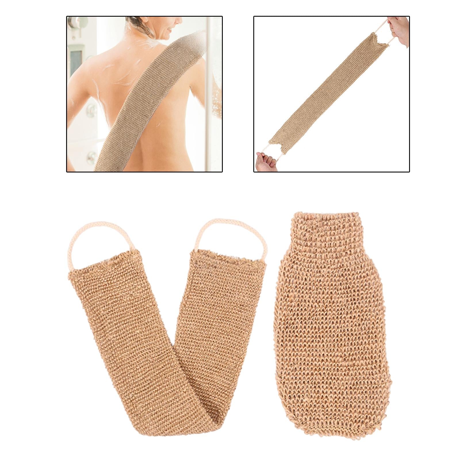 Body Scrubber Strap Back Body Exfoliating Belt for Skin Caring Bathing