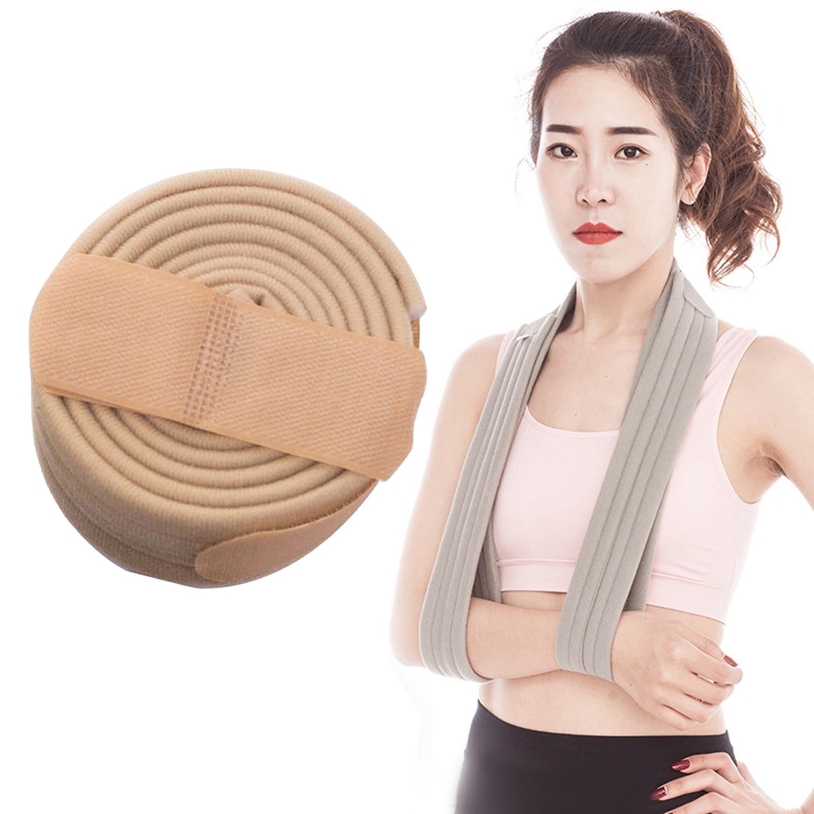Arm Sling Shoulder Immobilizer for Injured Arm Hand Elbow Fracture Sprains Beige