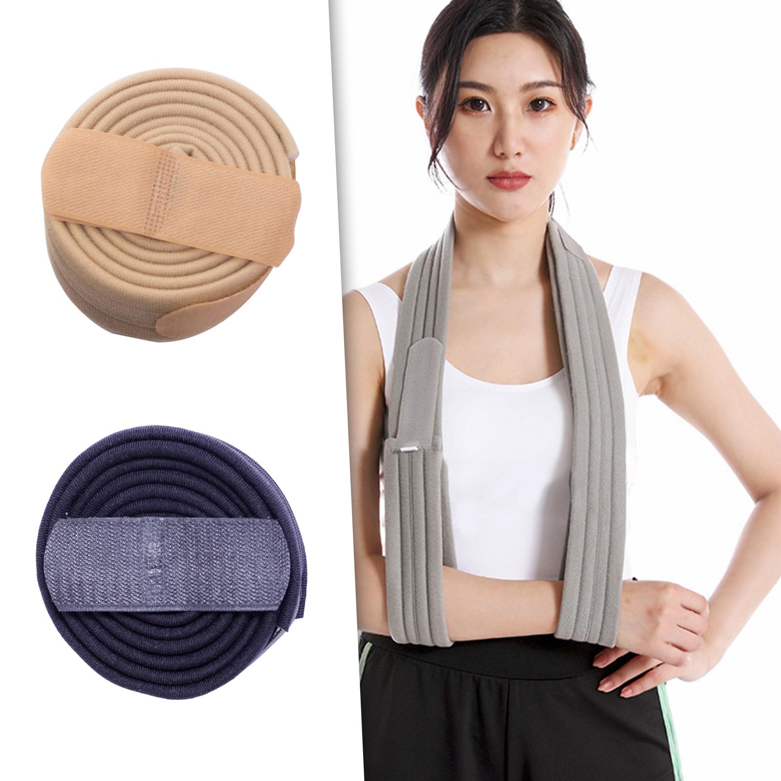 Arm Sling Shoulder Immobilizer for Injured Arm Hand Elbow Fracture Sprains Beige