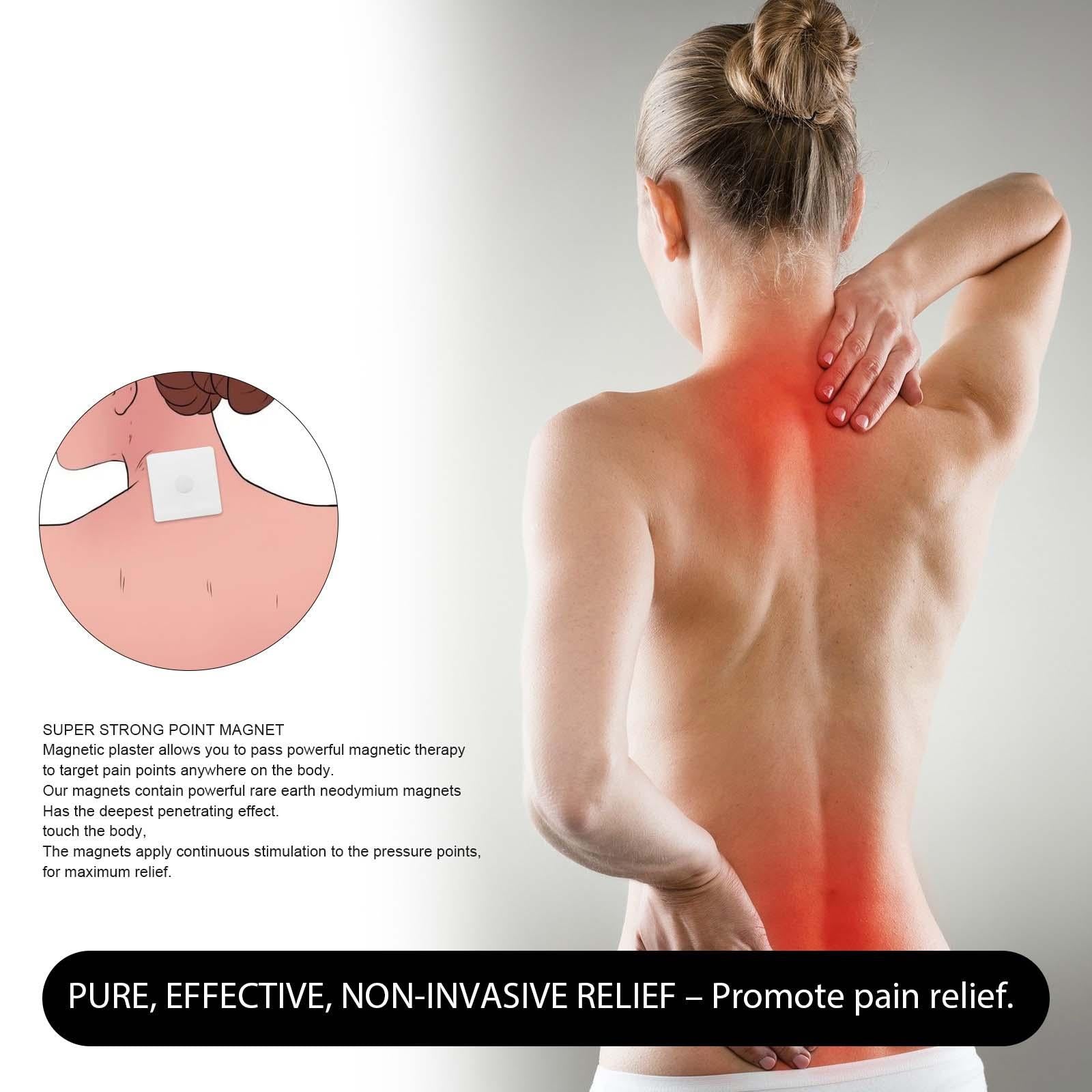 30x Magnetic Acupressure Patches Self Adhesive Magnet for Knee Foot Hands