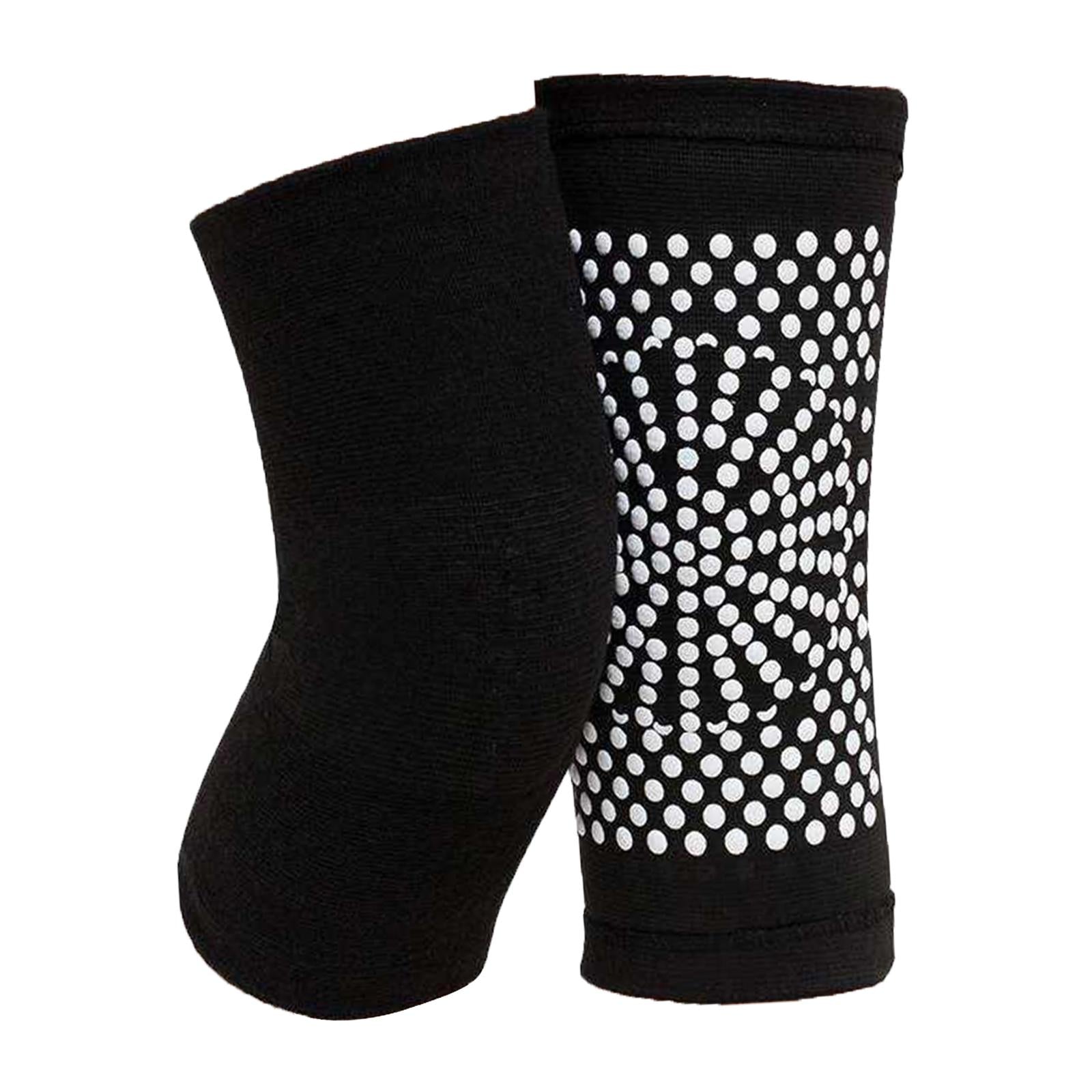 Breathable Knee Braces Pads Knee Support Sleeve for Unisex Running Black M