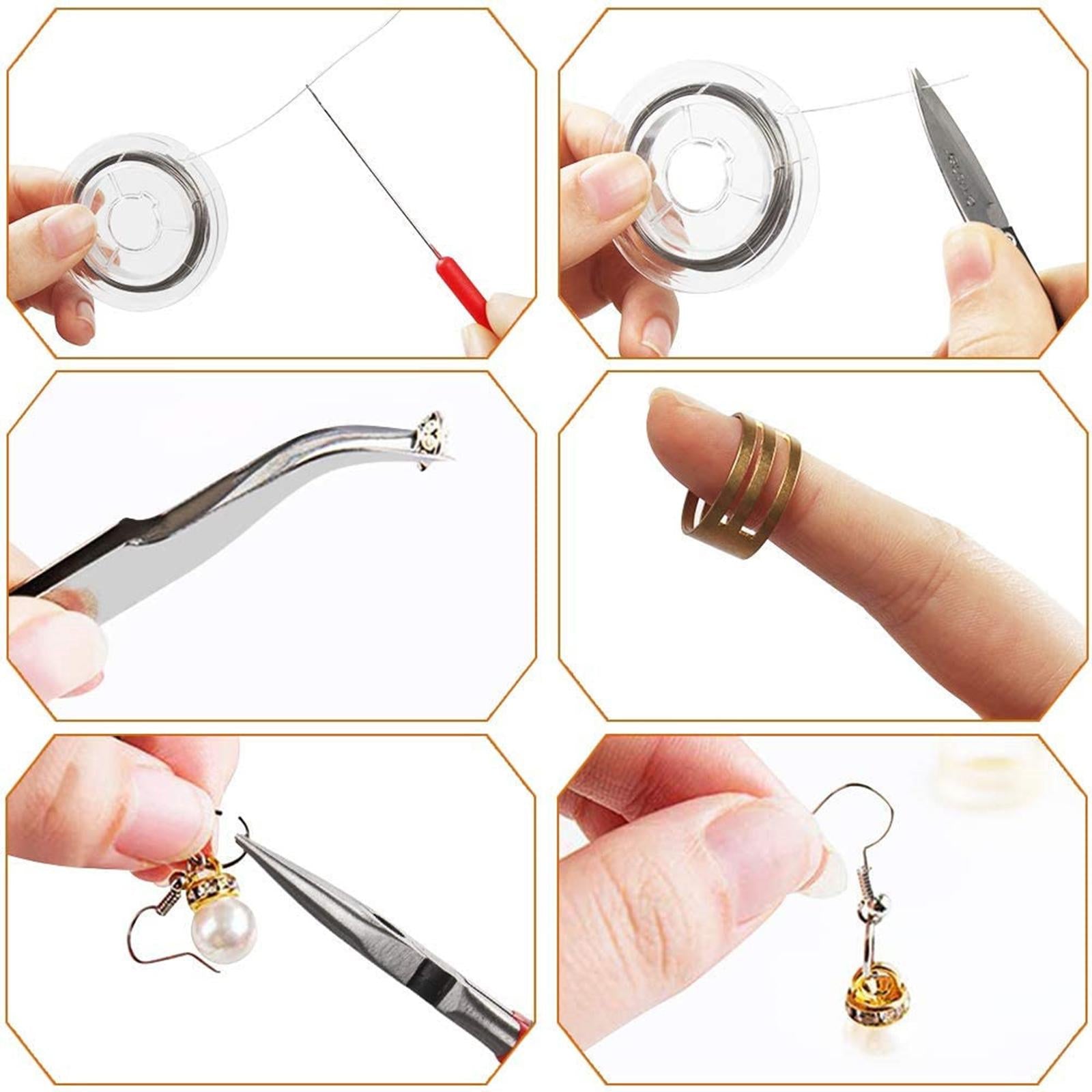22Pcs Jewelry Making Tools DIY Beading Jewelry Findings with Storage Bag