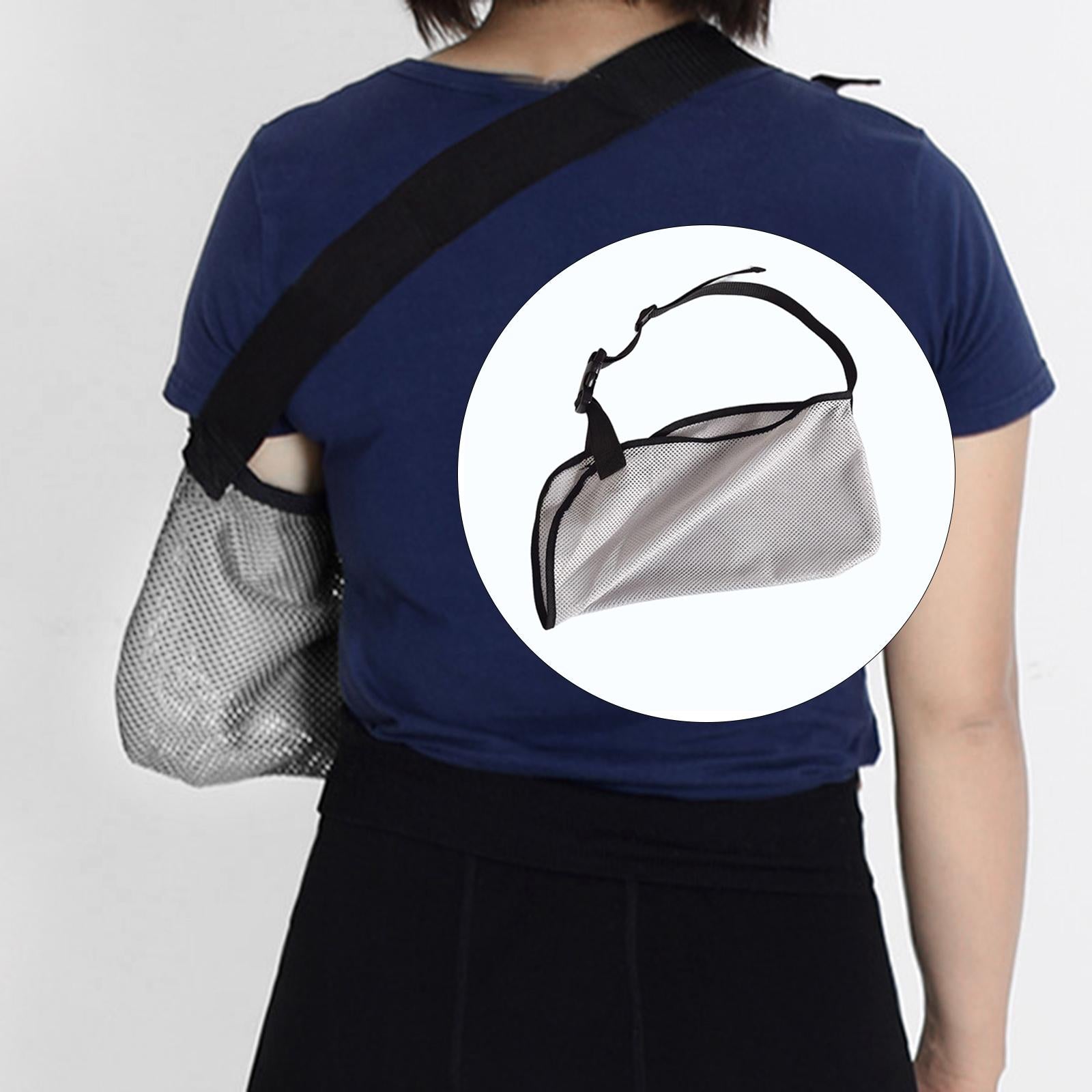 Breathable Arm Sling Breathable Sports brace Shoulder Bathroom Child grey