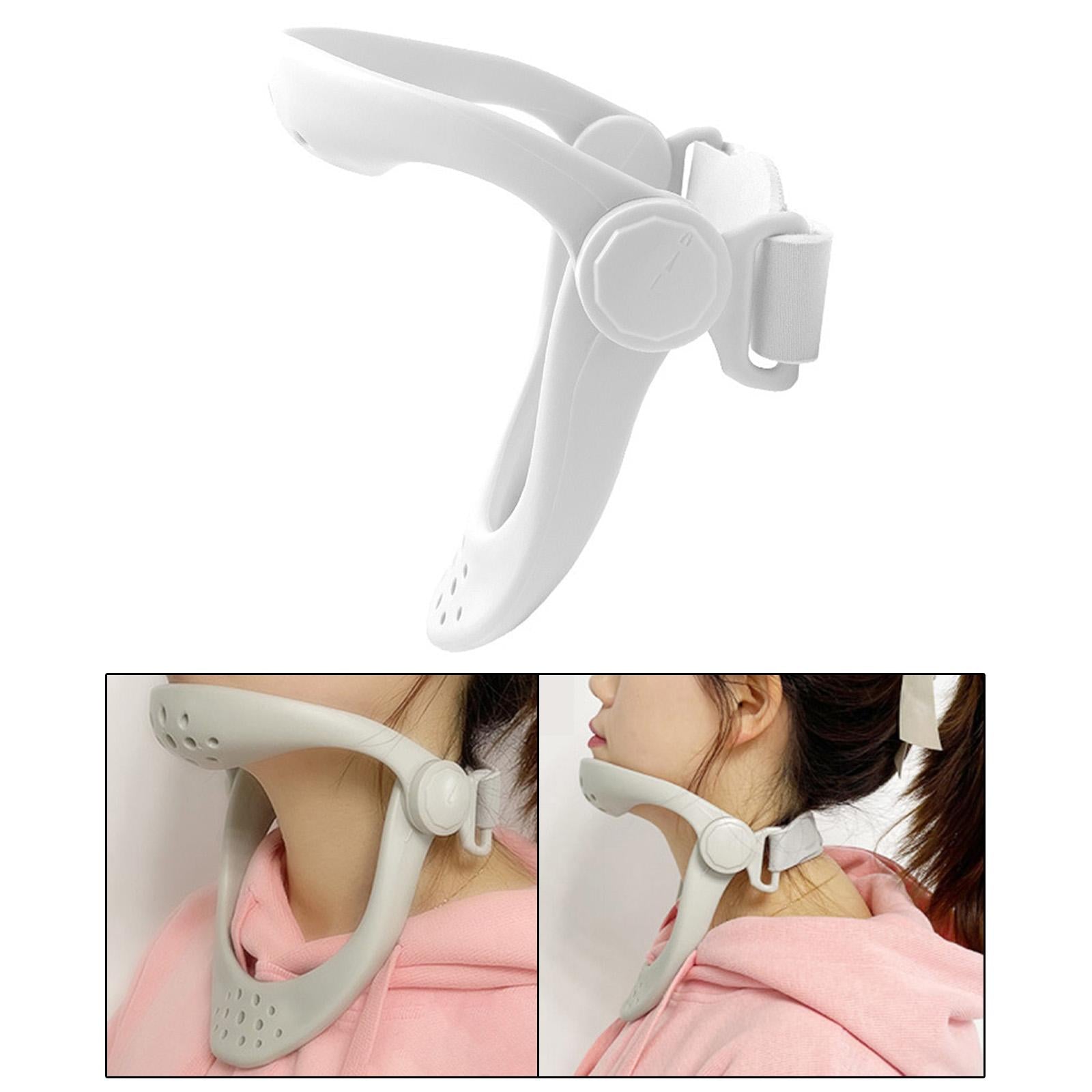 Neck Brace Cervical Traction Device Fixed Bracket Posture Corrector White
