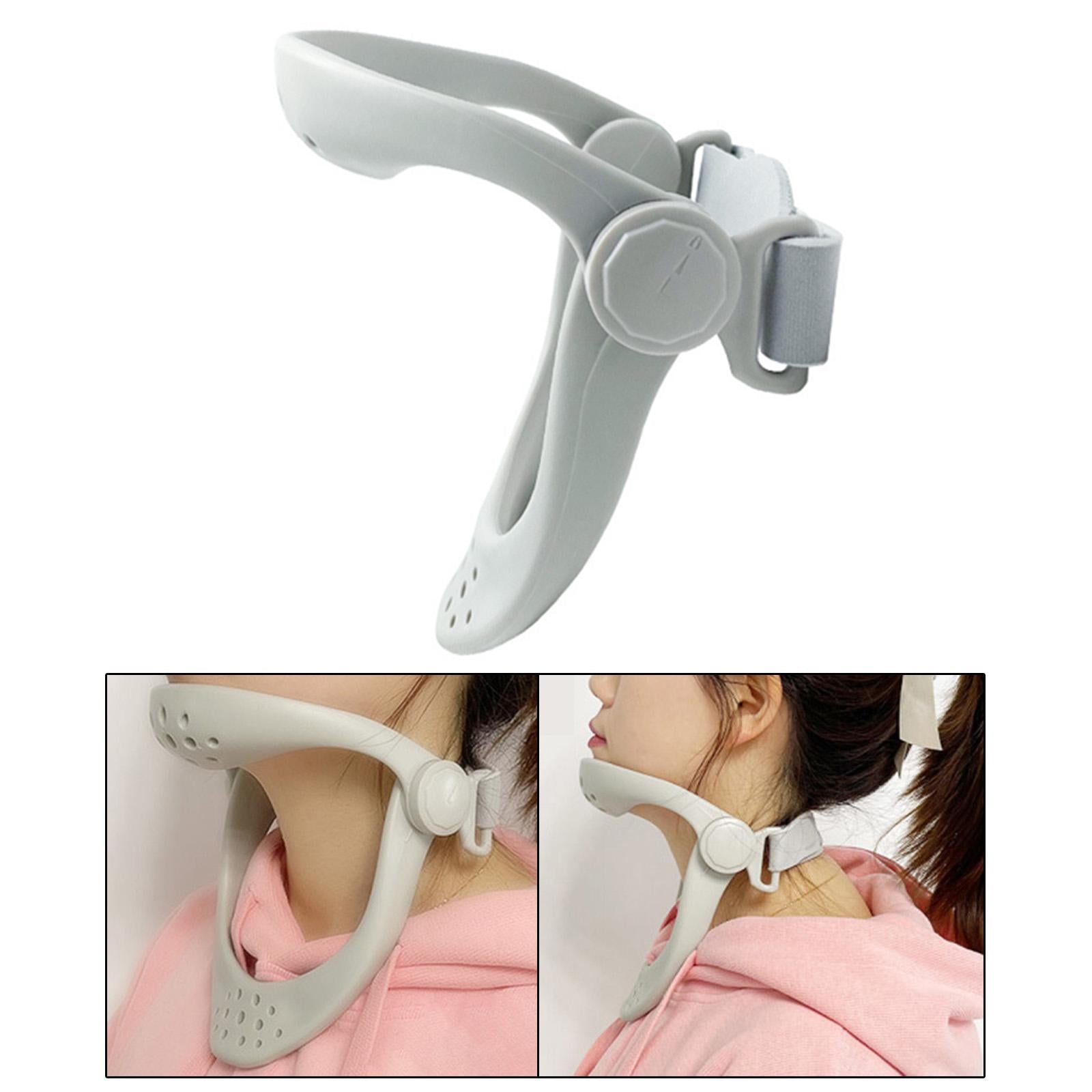 Neck Brace Cervical Traction Device Fixed Bracket Posture Corrector Gray