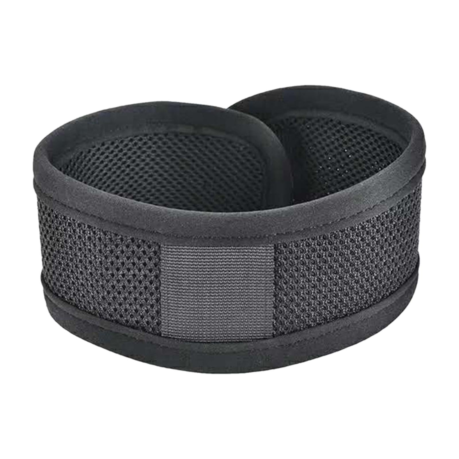 Neck Support Brace Strap Cervical Collar Black Breathable Mesh for Women Men