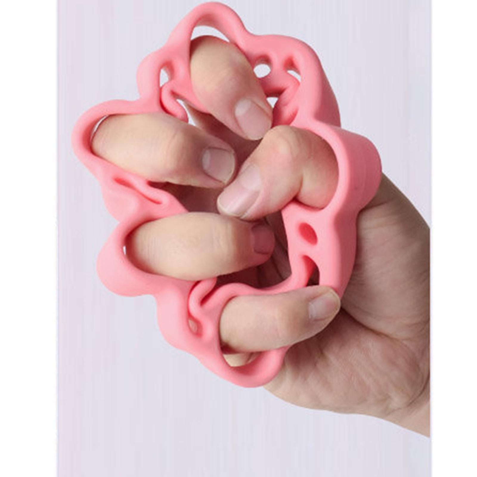 Hand Grip Strengthener Hand Gripper for Senior Forearm Exercise Fitness Pink