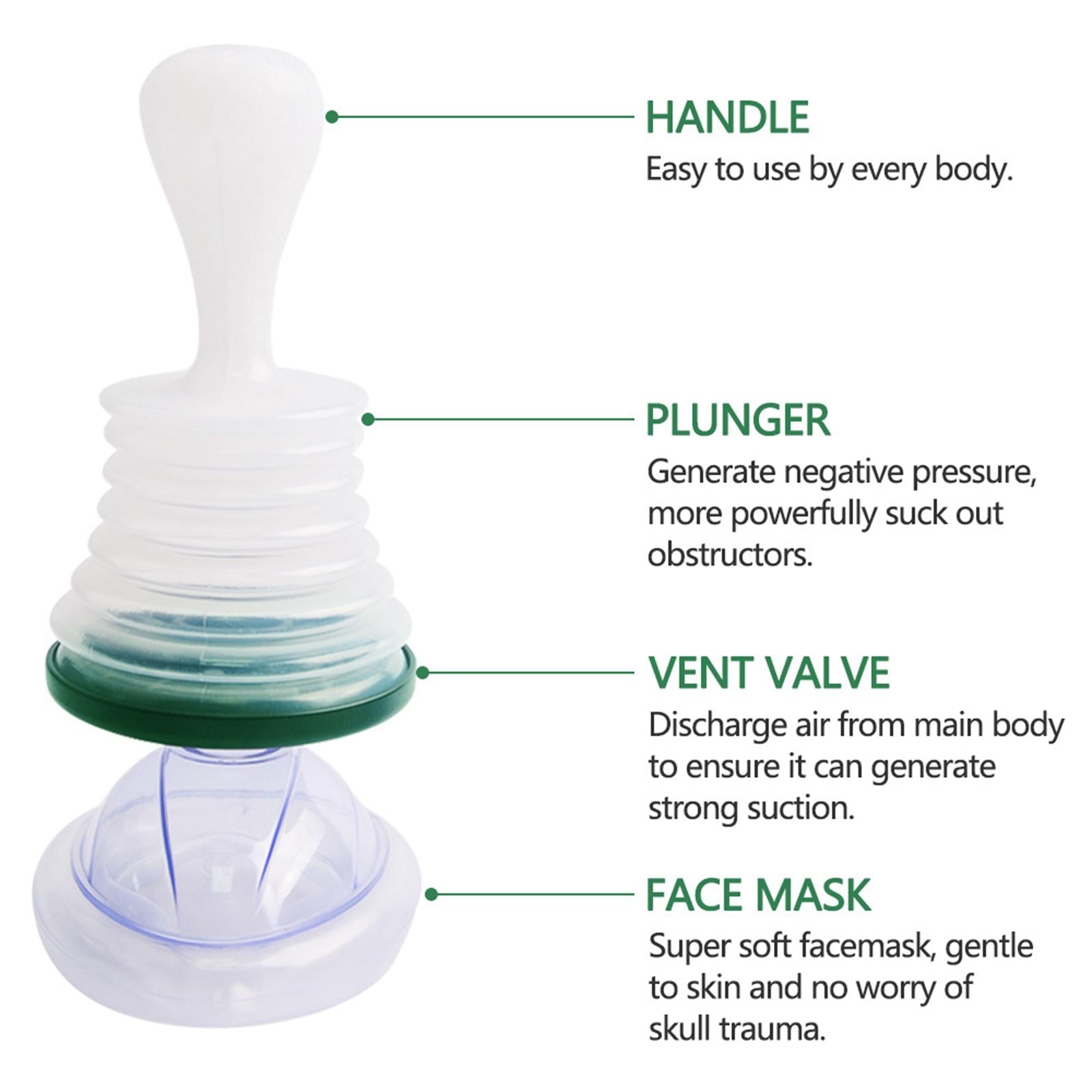 Portable Vacuum Suction Apparatus for Toddler Adult Children Home & Outdoor