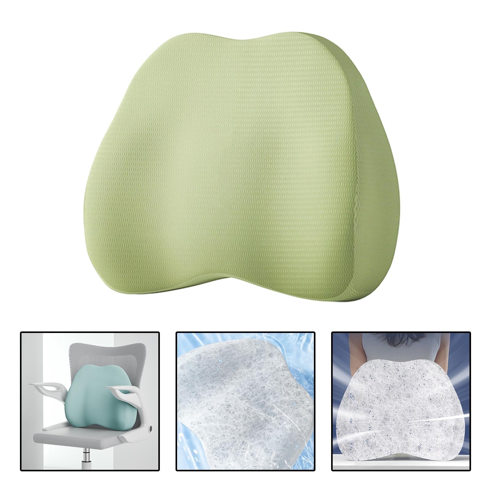 4D Support Pillow Cushion Improve Waist Cushion Green