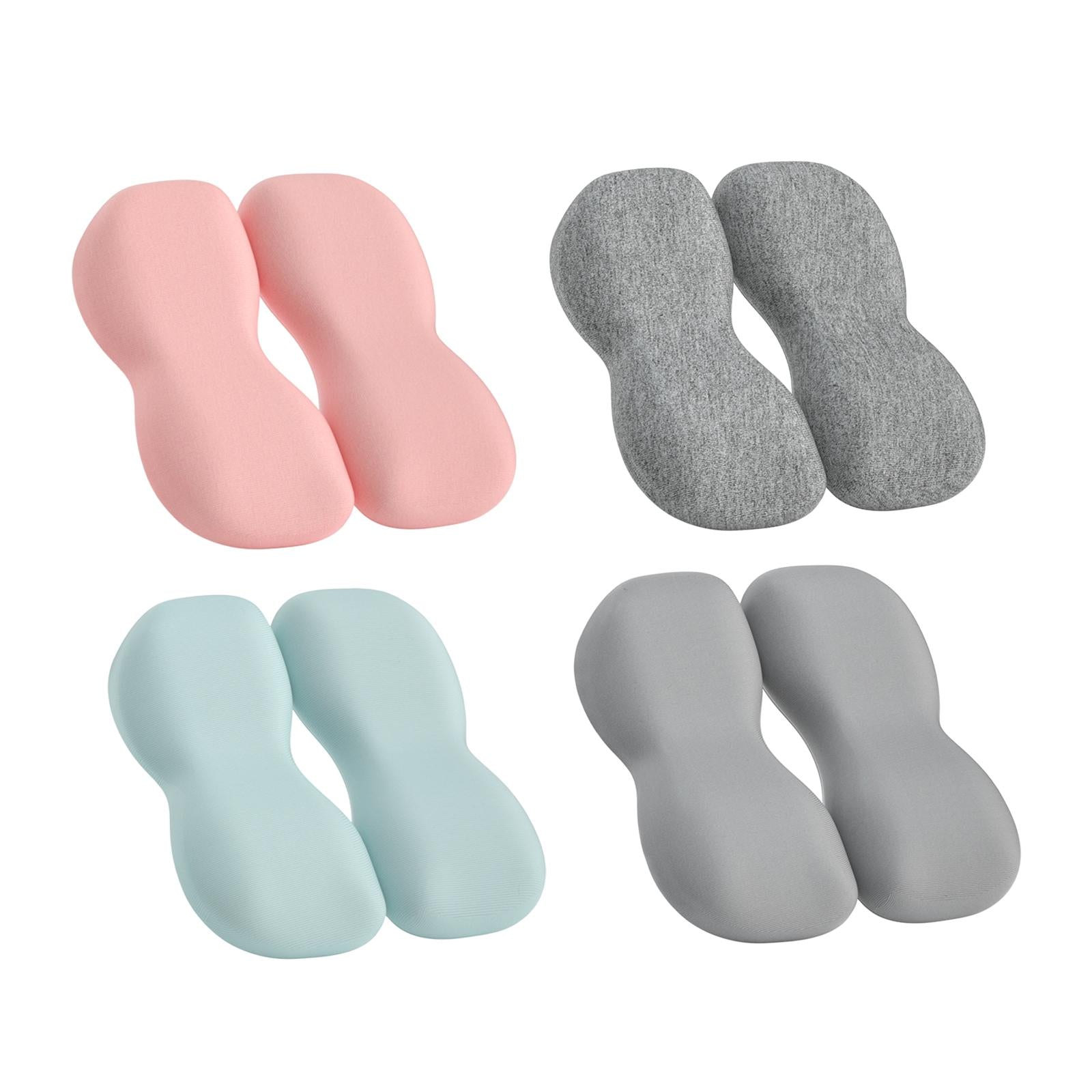 Back Seat Support Cushion Pillow Hip Waist Soft for Chairs Office Stools Dark Grey