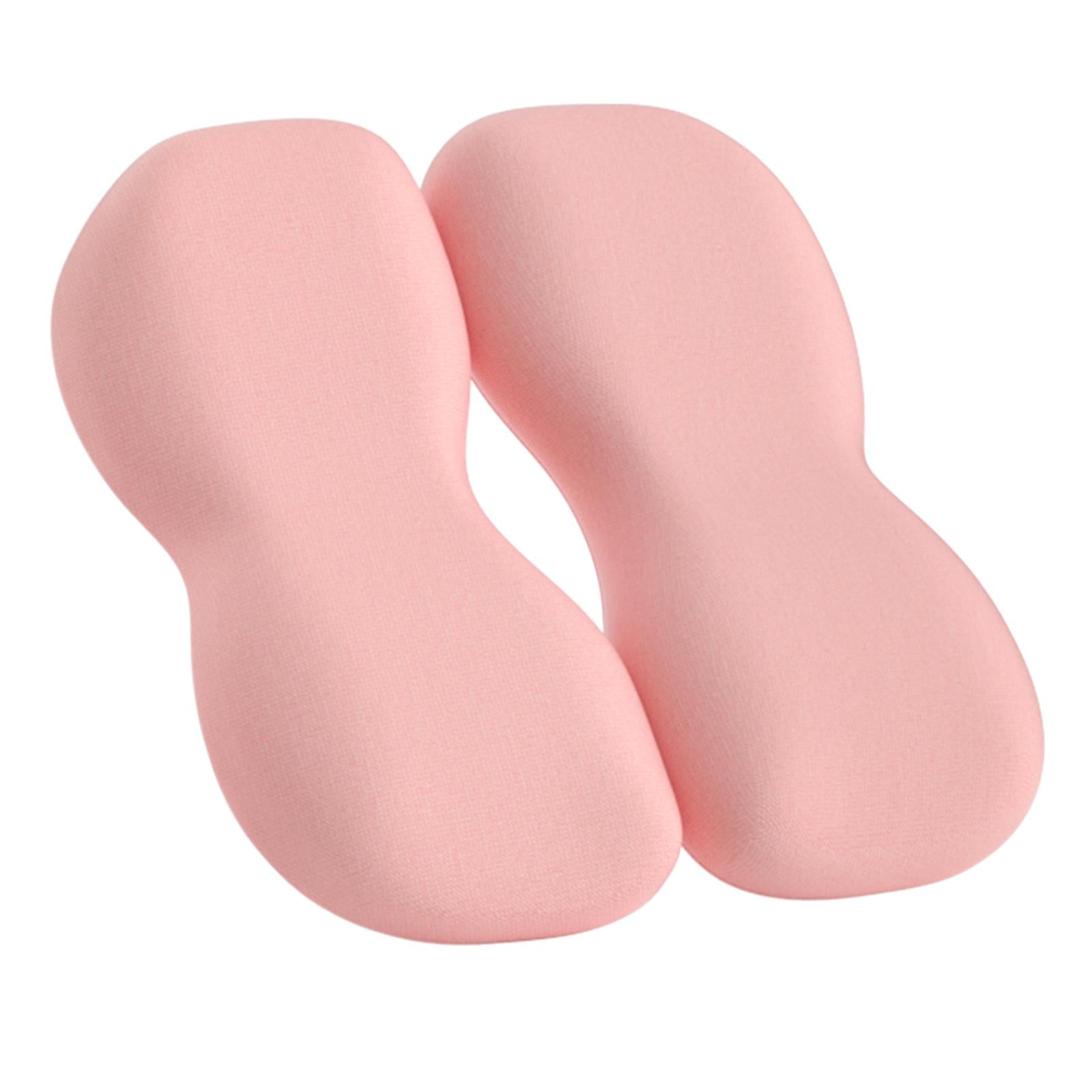 Back Seat Support Cushion Pillow Hip Waist Soft for Chairs Office Stools Pink