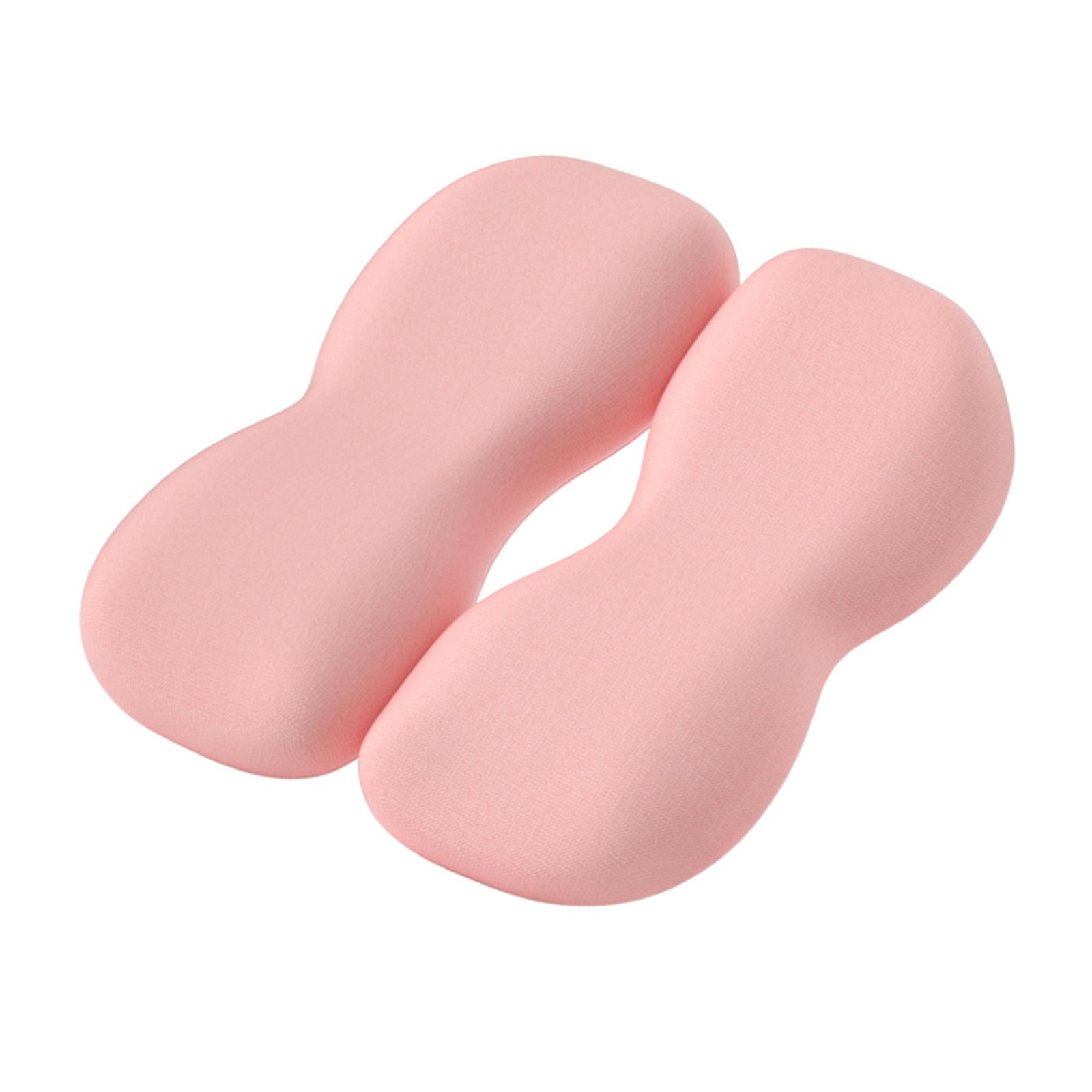 Back Seat Support Cushion Pillow Hip Waist Soft for Chairs Office Stools Pink